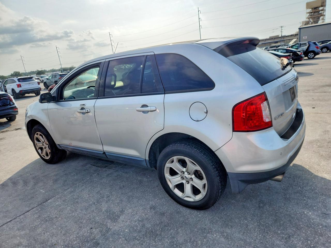 2013 Ford Edge Sel Silver vin: 2FMDK3JC2DBE11972