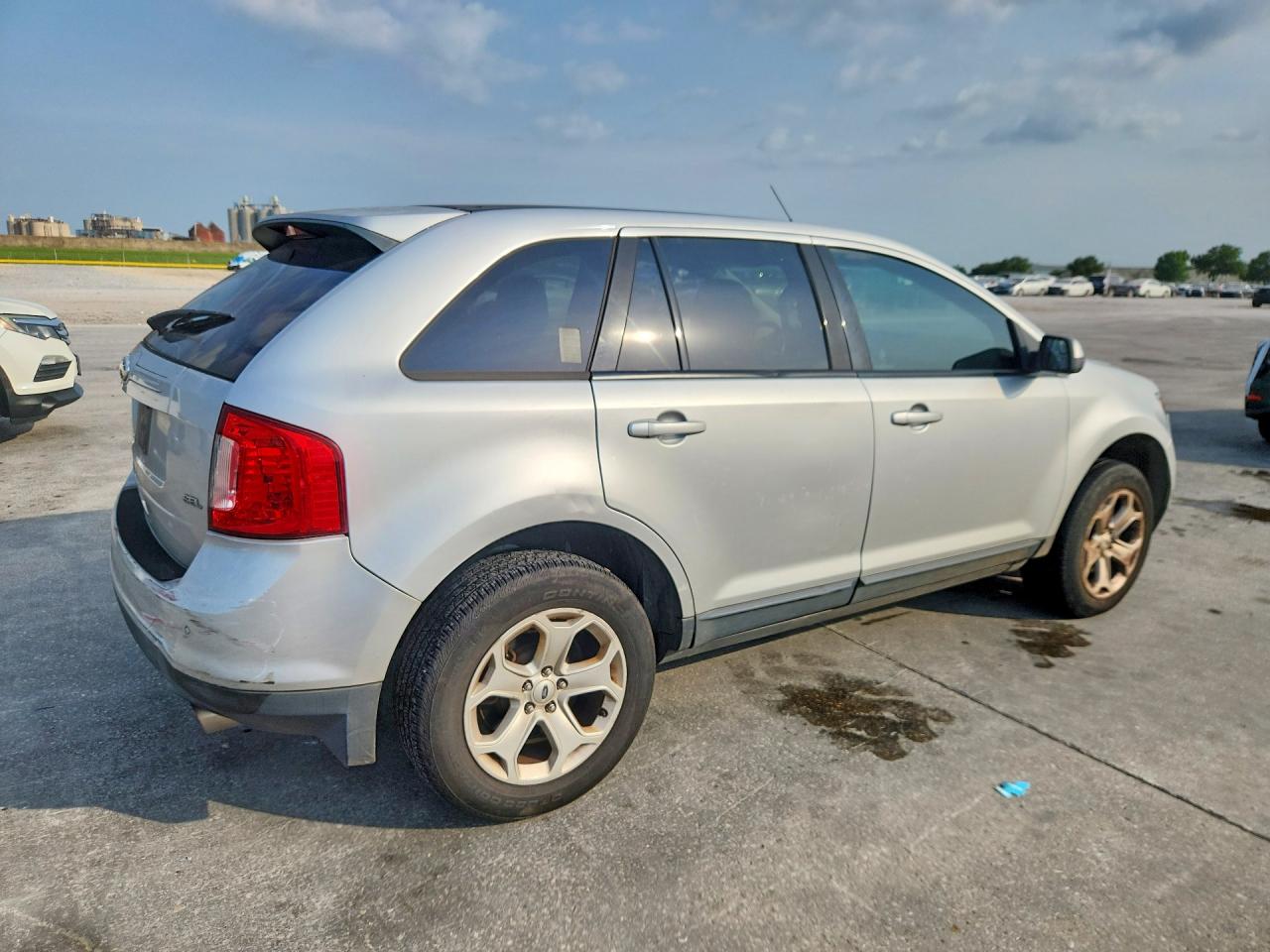 2013 Ford Edge Sel Silver vin: 2FMDK3JC2DBE11972
