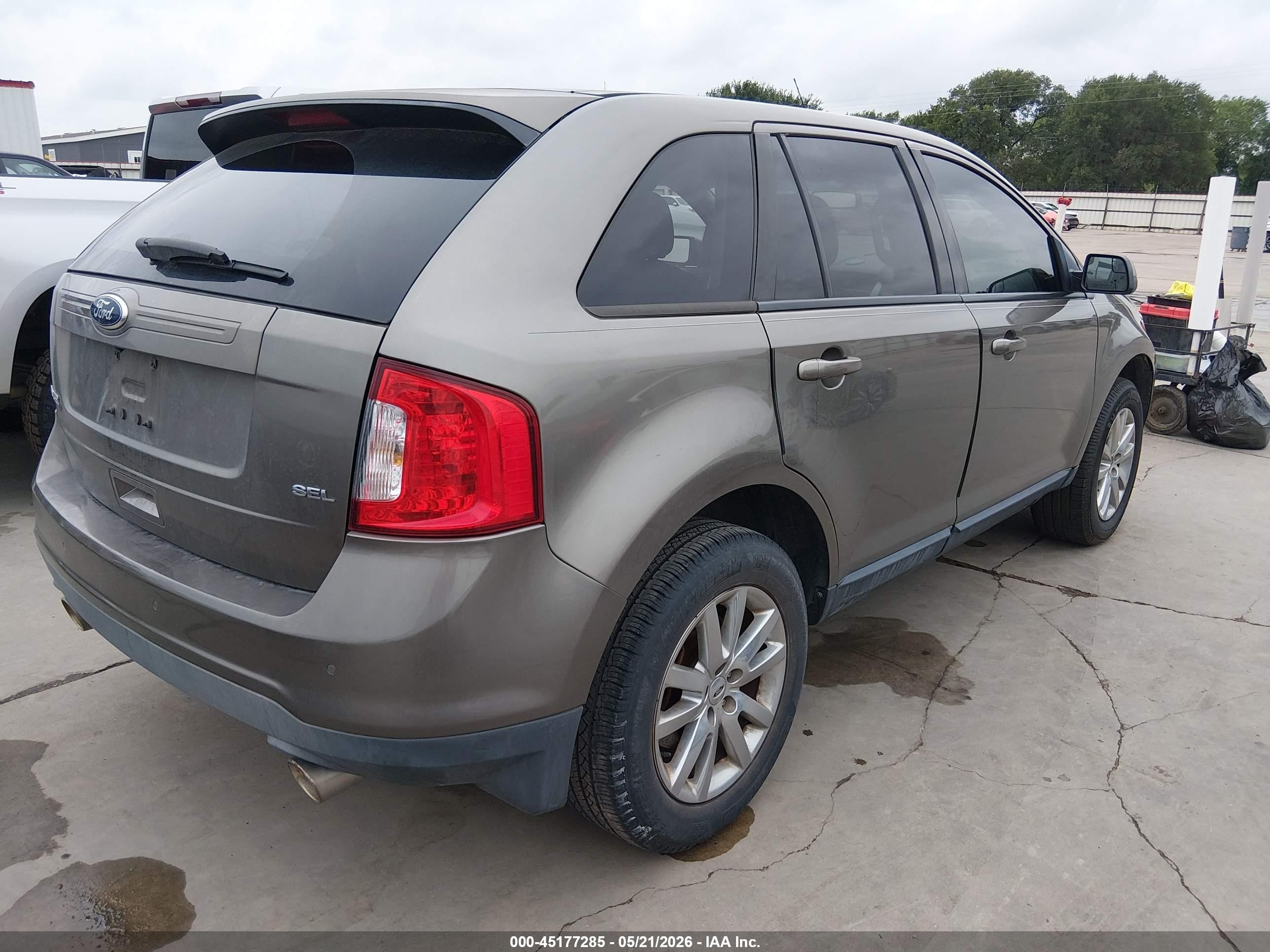 2013 Ford Edge Sel Champagne vin: 2FMDK3JC2DBE16637