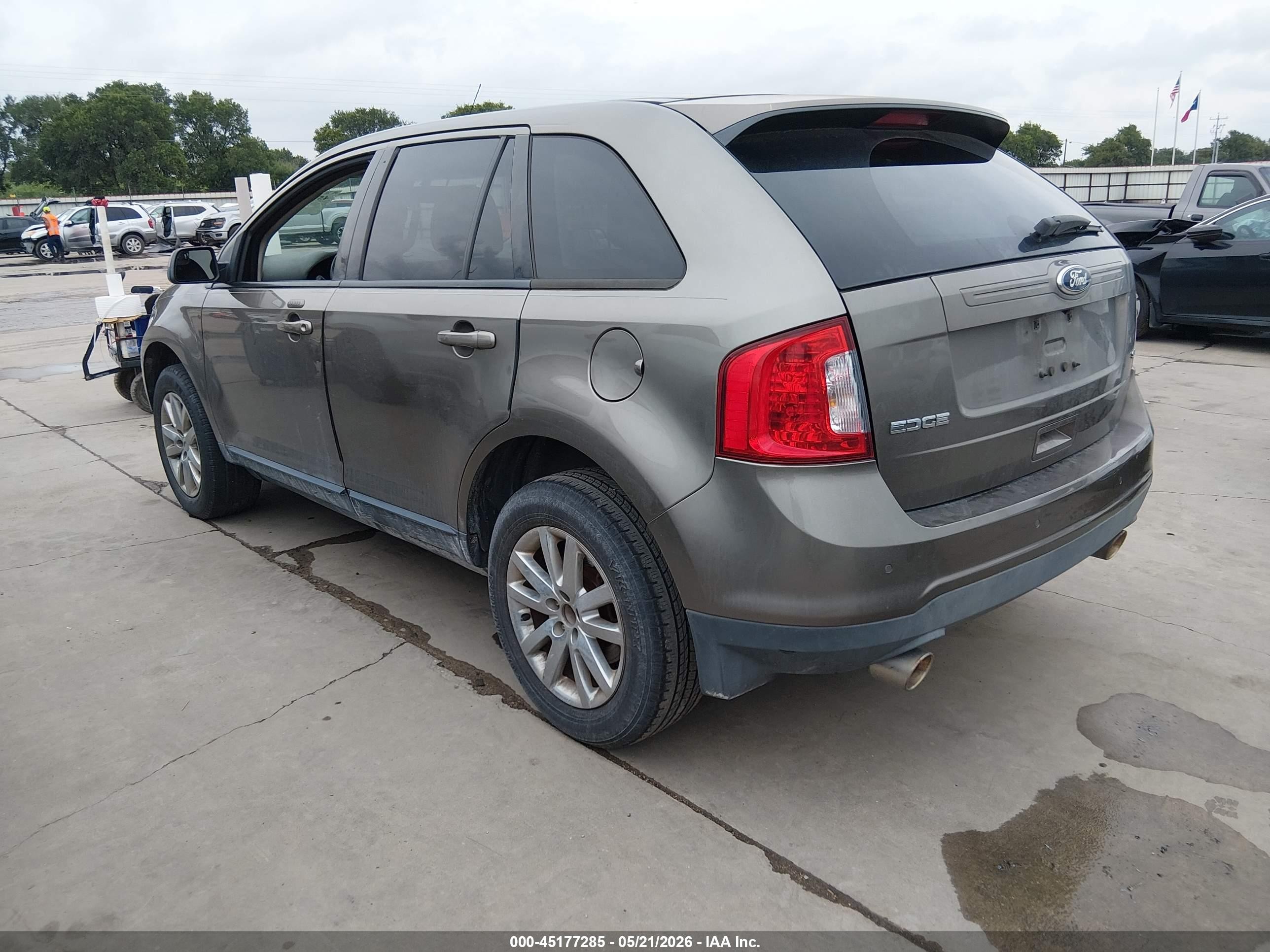 2013 Ford Edge Sel Champagne vin: 2FMDK3JC2DBE16637