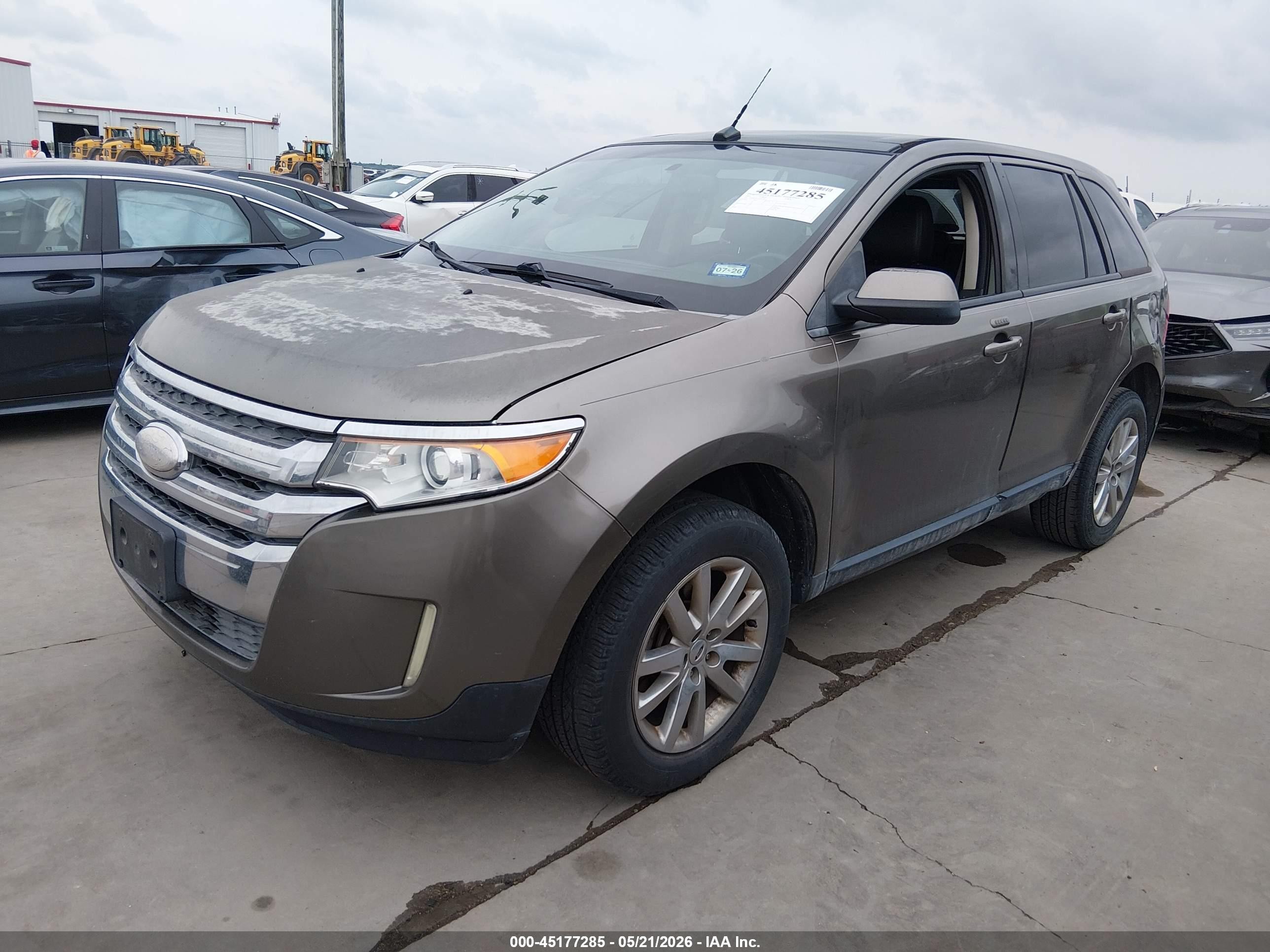 2013 Ford Edge Sel Champagne vin: 2FMDK3JC2DBE16637