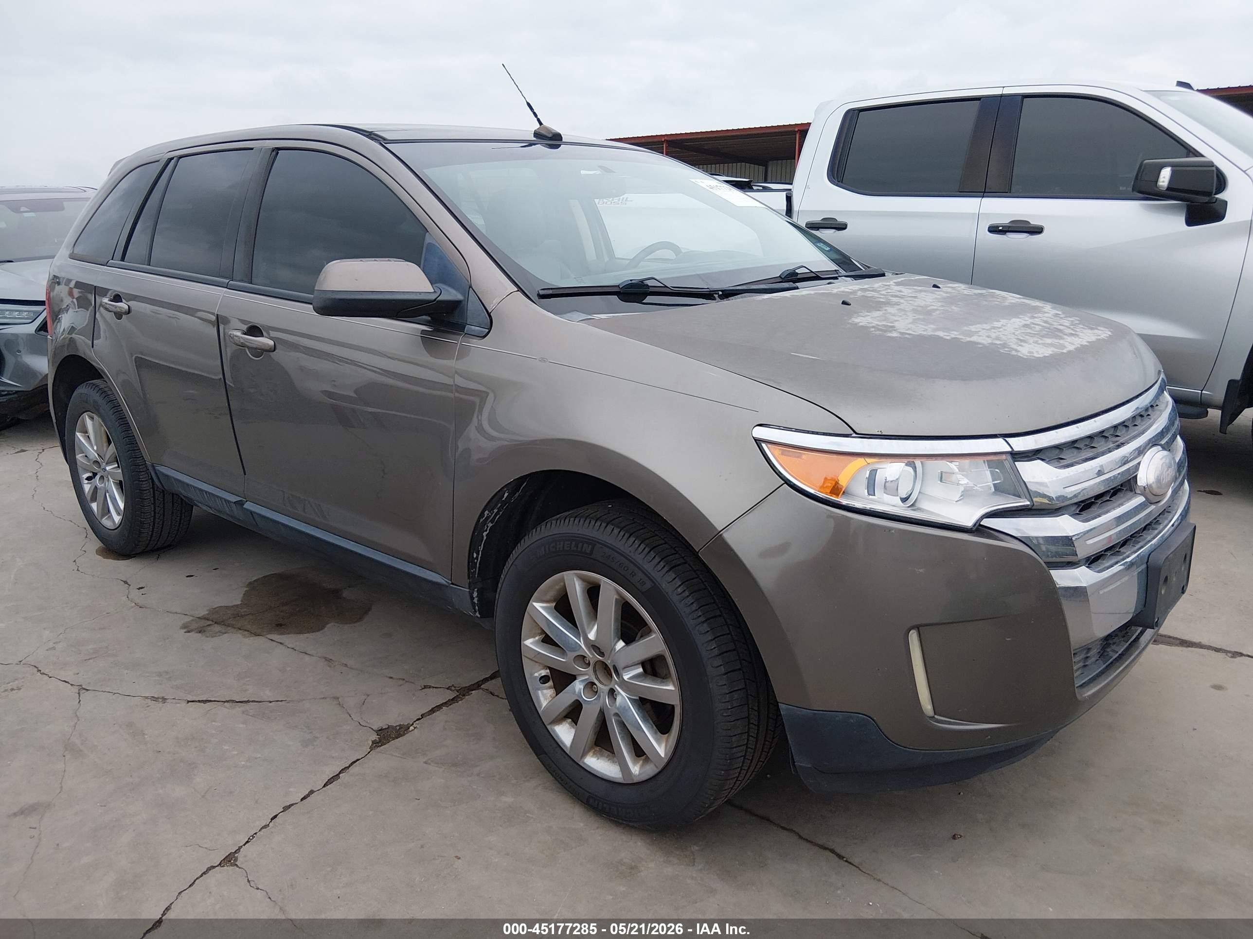 2013 Ford Edge Sel Champagne vin: 2FMDK3JC2DBE16637