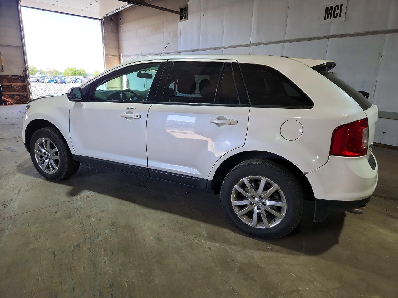 2013 Ford Edge Sel White vin: 2FMDK3JC2DBE17884