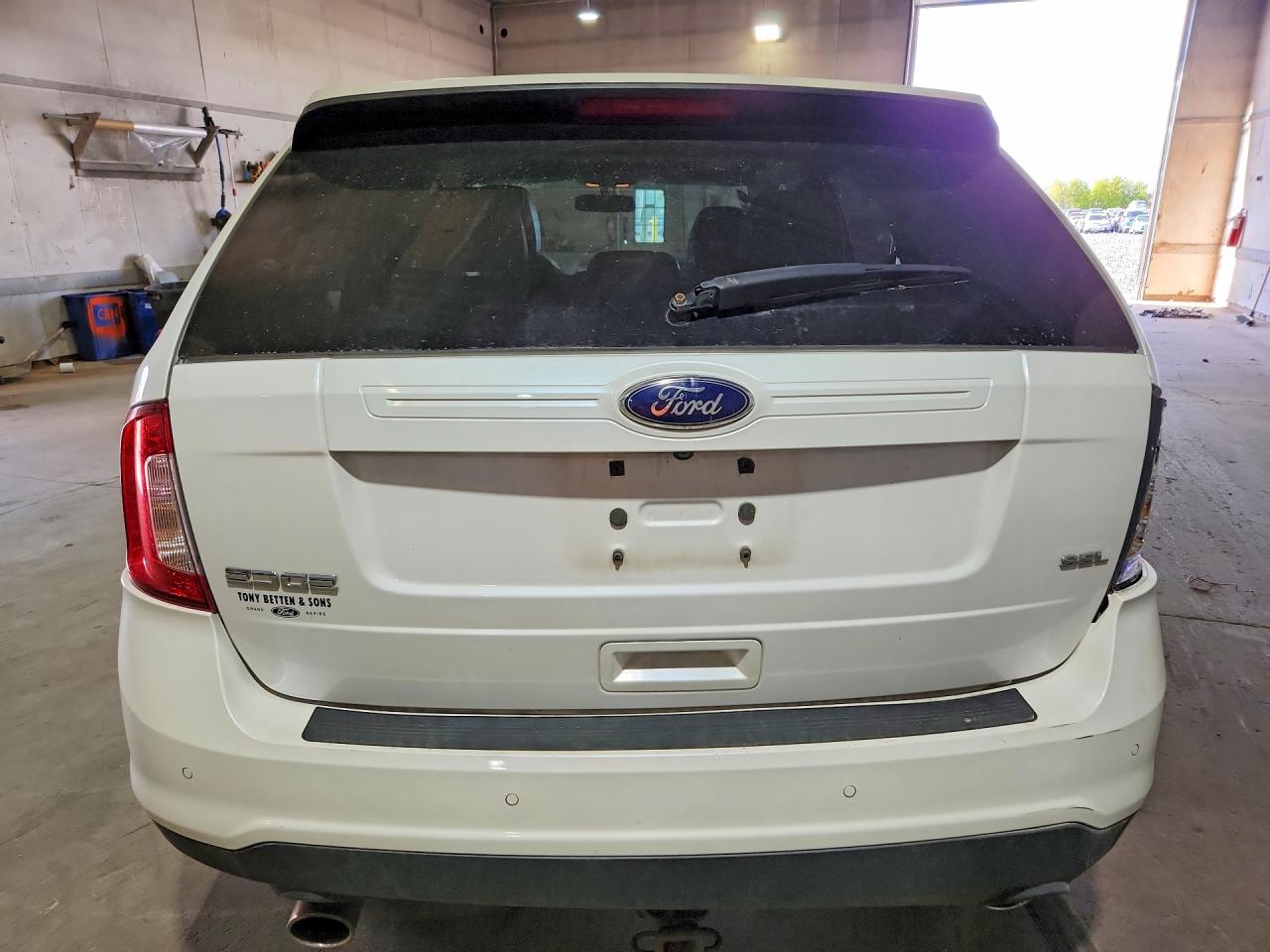 2013 Ford Edge Sel White vin: 2FMDK3JC2DBE17884