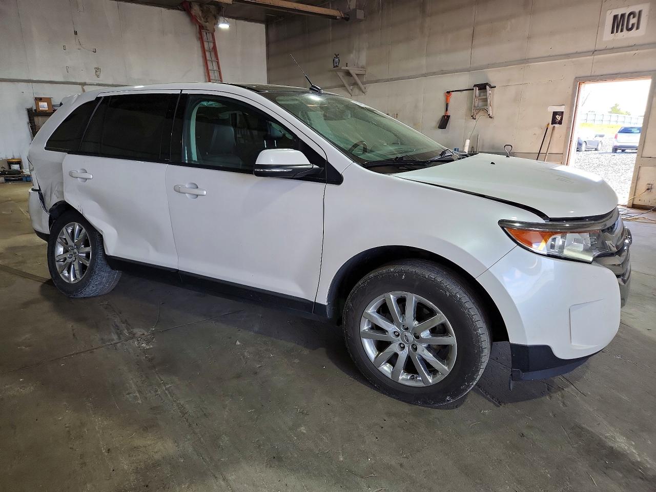 2013 Ford Edge Sel White vin: 2FMDK3JC2DBE17884