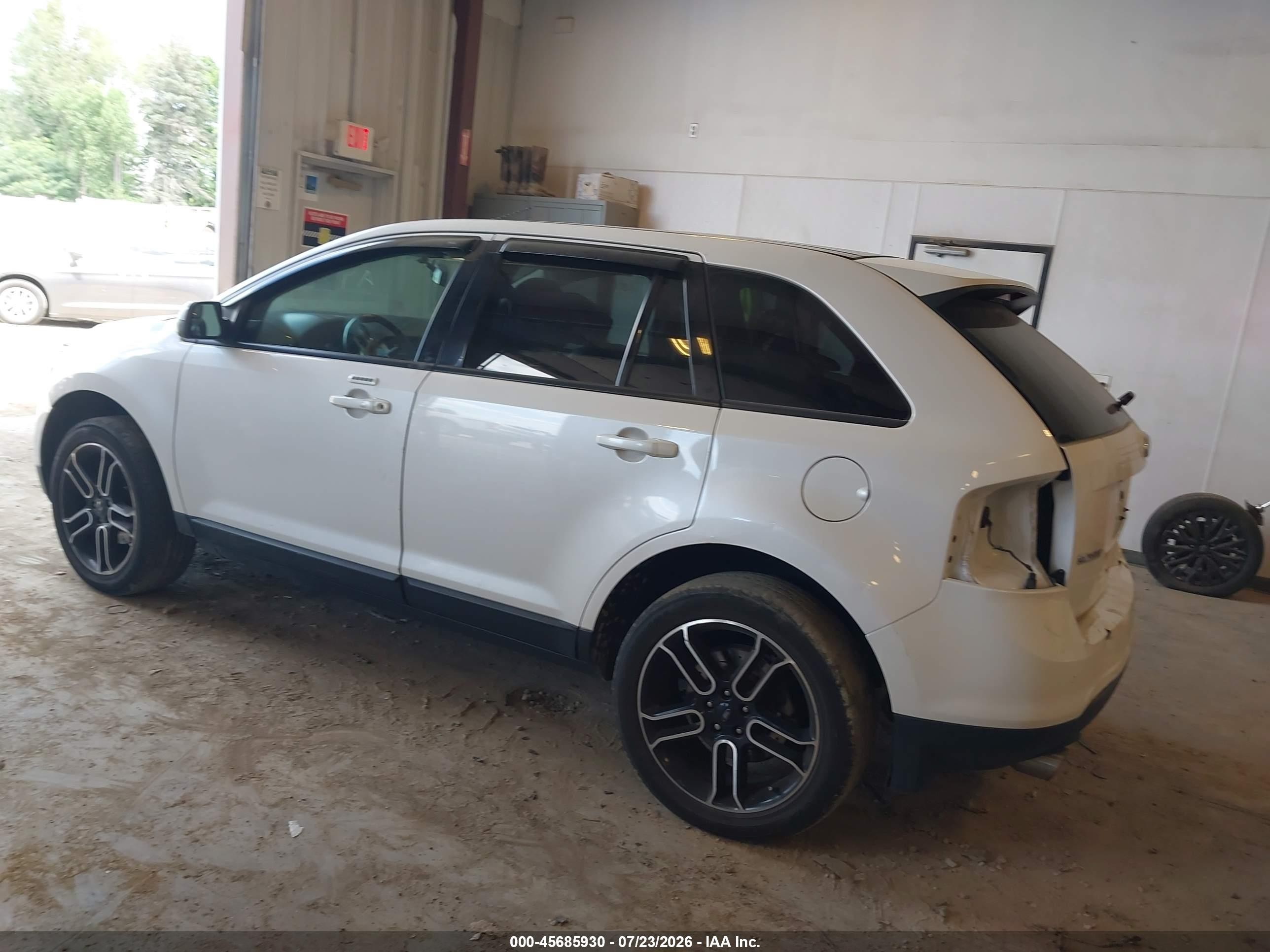 2013 Ford Edge Sel White vin: 2FMDK3JC2DBE27198