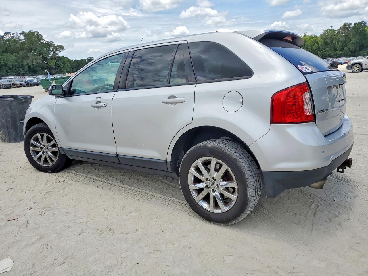 2013 Ford Edge Sel Silver vin: 2FMDK3JC2DBE37388