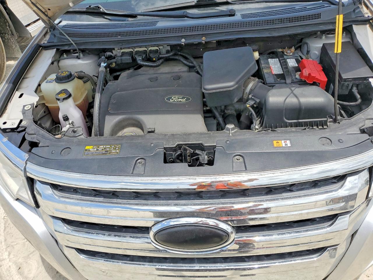 2013 Ford Edge Sel Silver vin: 2FMDK3JC2DBE37388