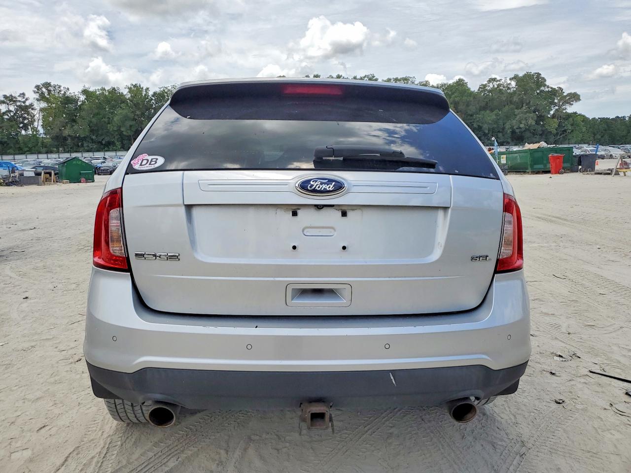 2013 Ford Edge Sel Silver vin: 2FMDK3JC2DBE37388