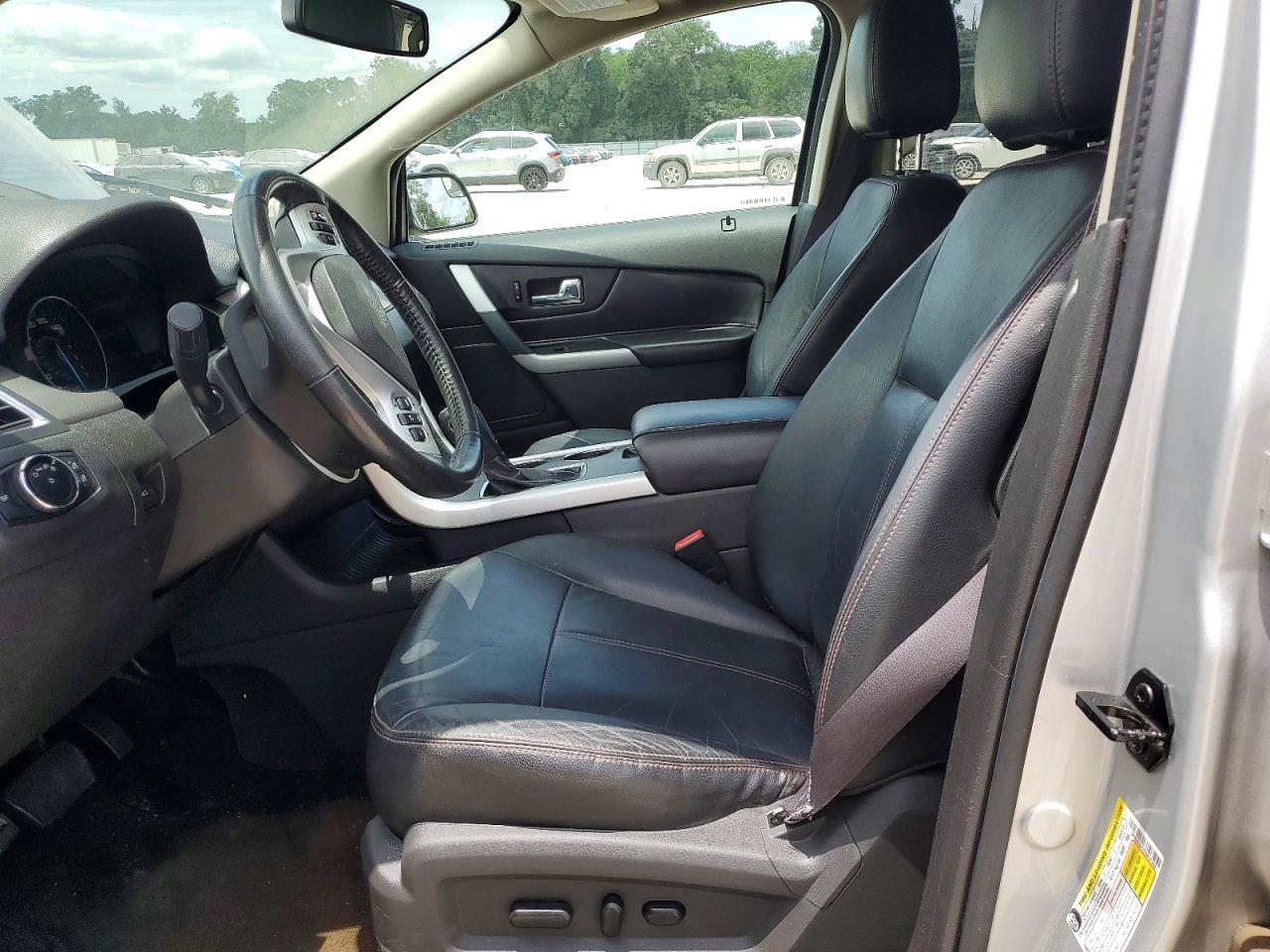 2013 Ford Edge Sel Silver vin: 2FMDK3JC2DBE37388