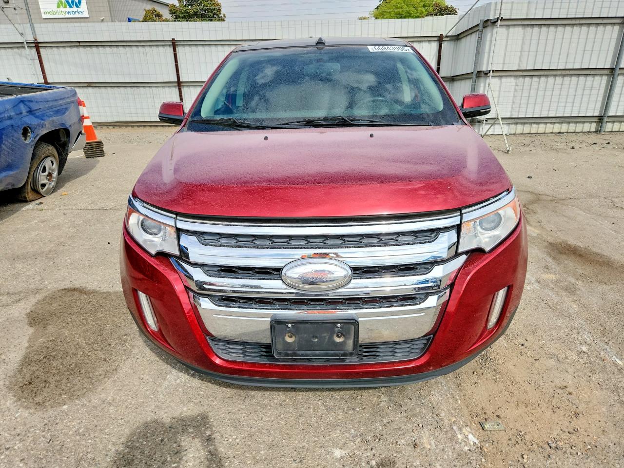 2013 Ford Edge Sel Red vin: 2FMDK3JC2DBE38301
