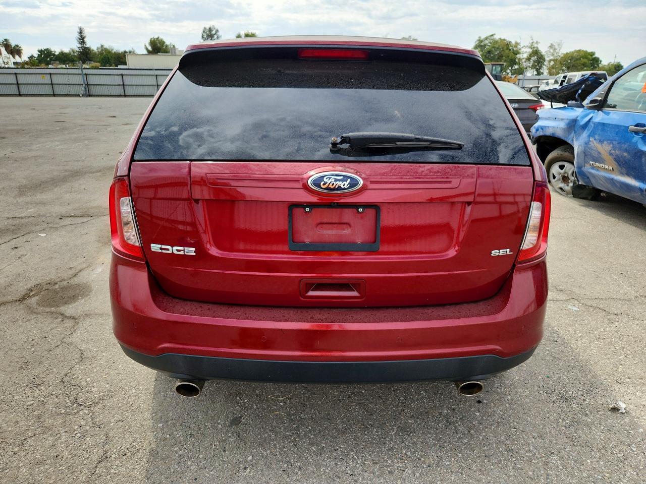 2013 Ford Edge Sel Red vin: 2FMDK3JC2DBE38301