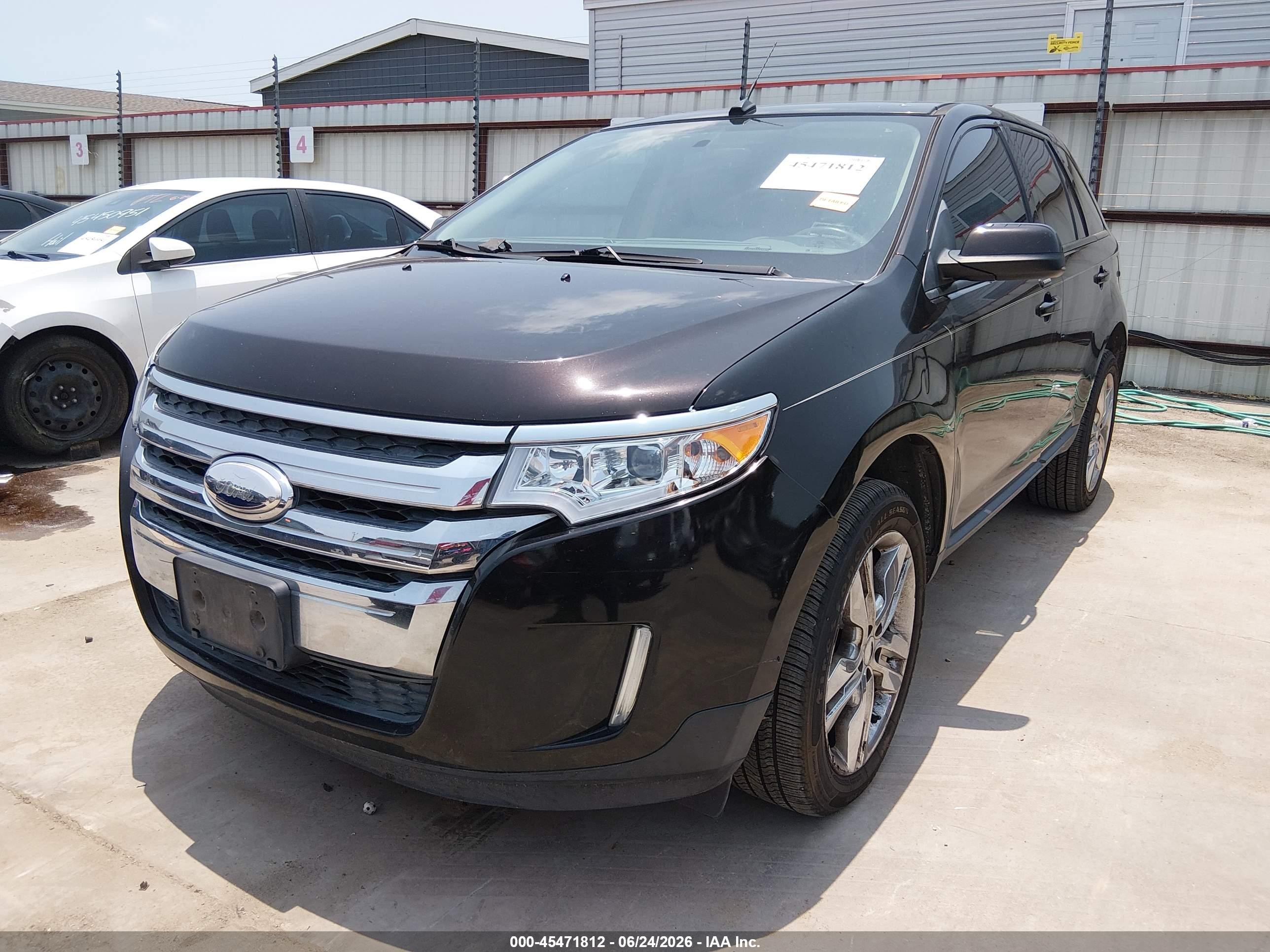 2014 Ford Edge Sel Purple vin: 2FMDK3JC2EBA14053