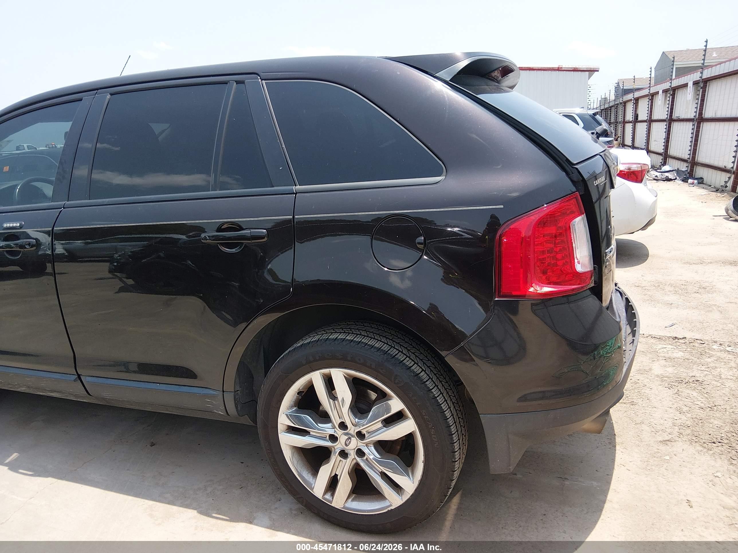 2014 Ford Edge Sel Purple vin: 2FMDK3JC2EBA14053