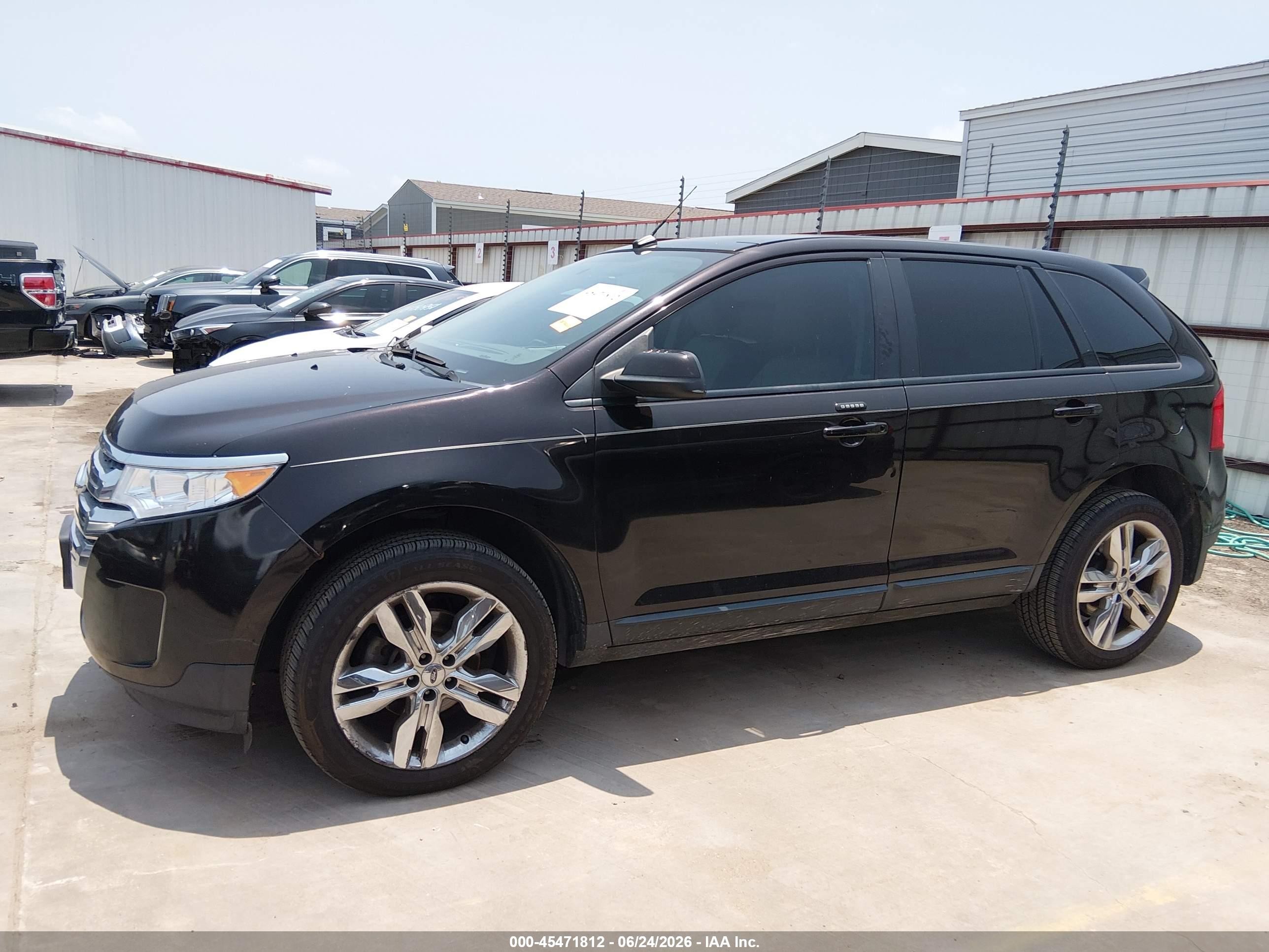 2014 Ford Edge Sel Purple vin: 2FMDK3JC2EBA14053
