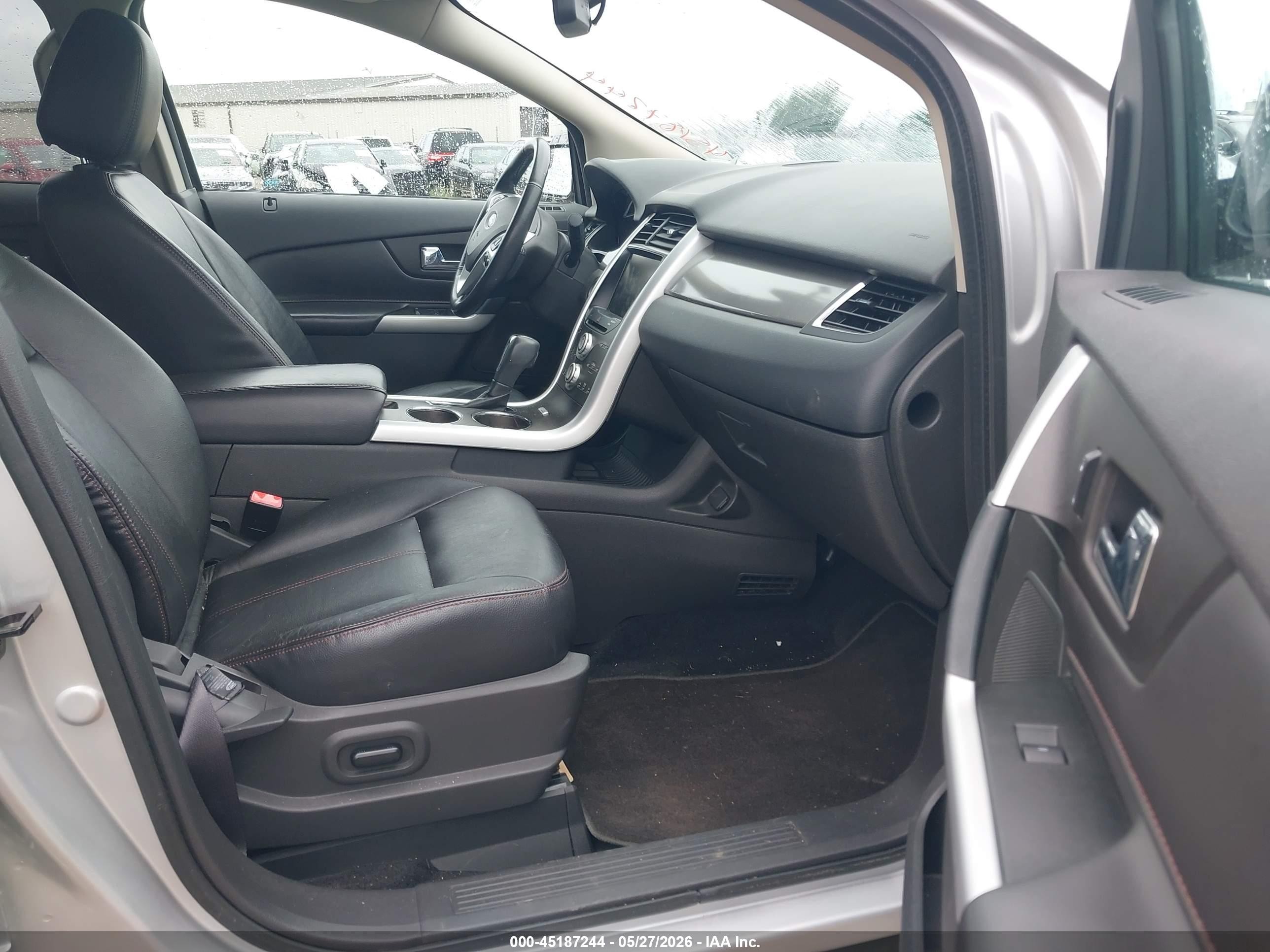 2014 Ford Edge Sel Silver vin: 2FMDK3JC2EBA16546
