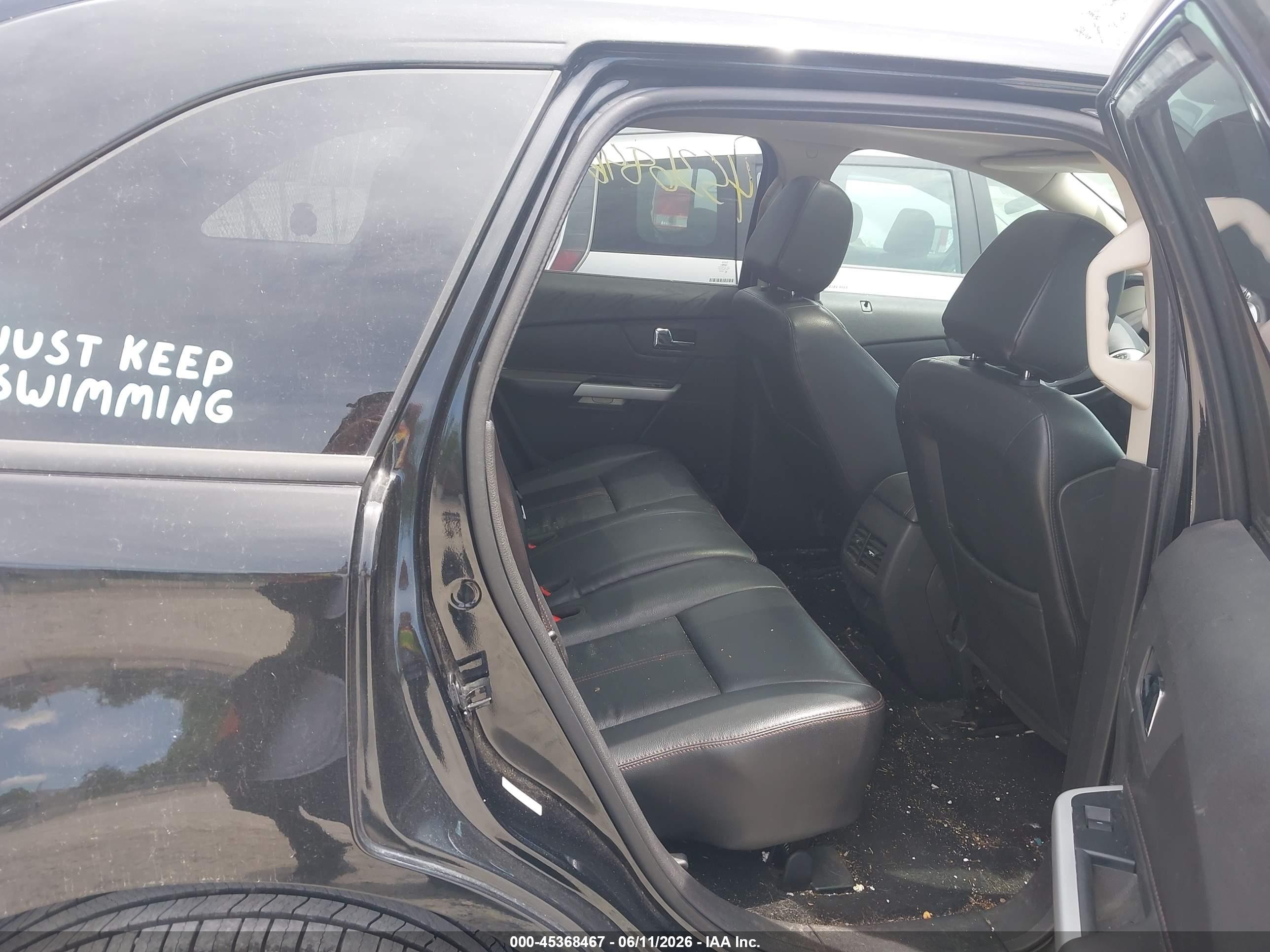 2014 Ford Edge Sel Black vin: 2FMDK3JC2EBA24078