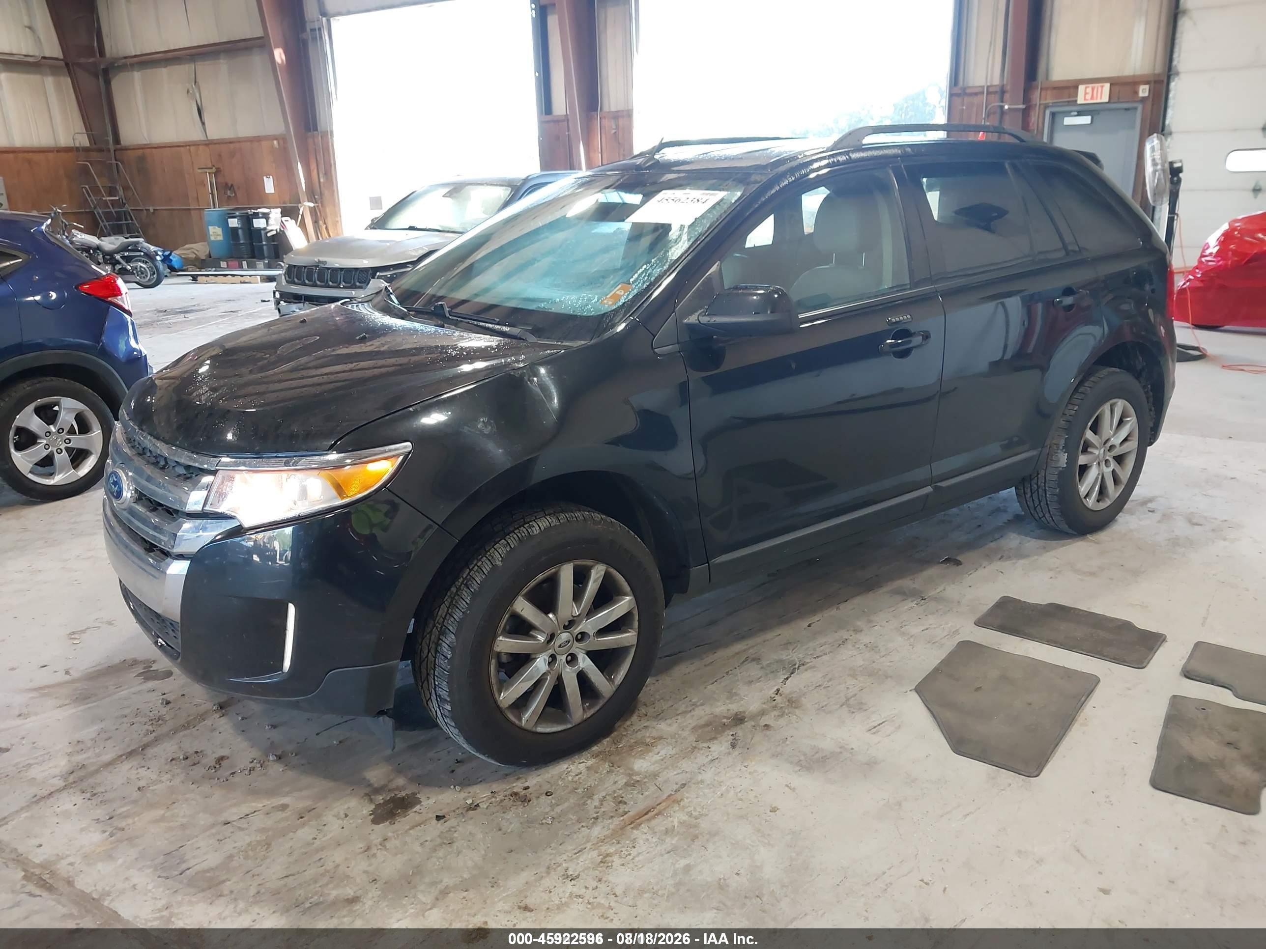 2014 Ford Edge Sel Black vin: 2FMDK3JC2EBA88847