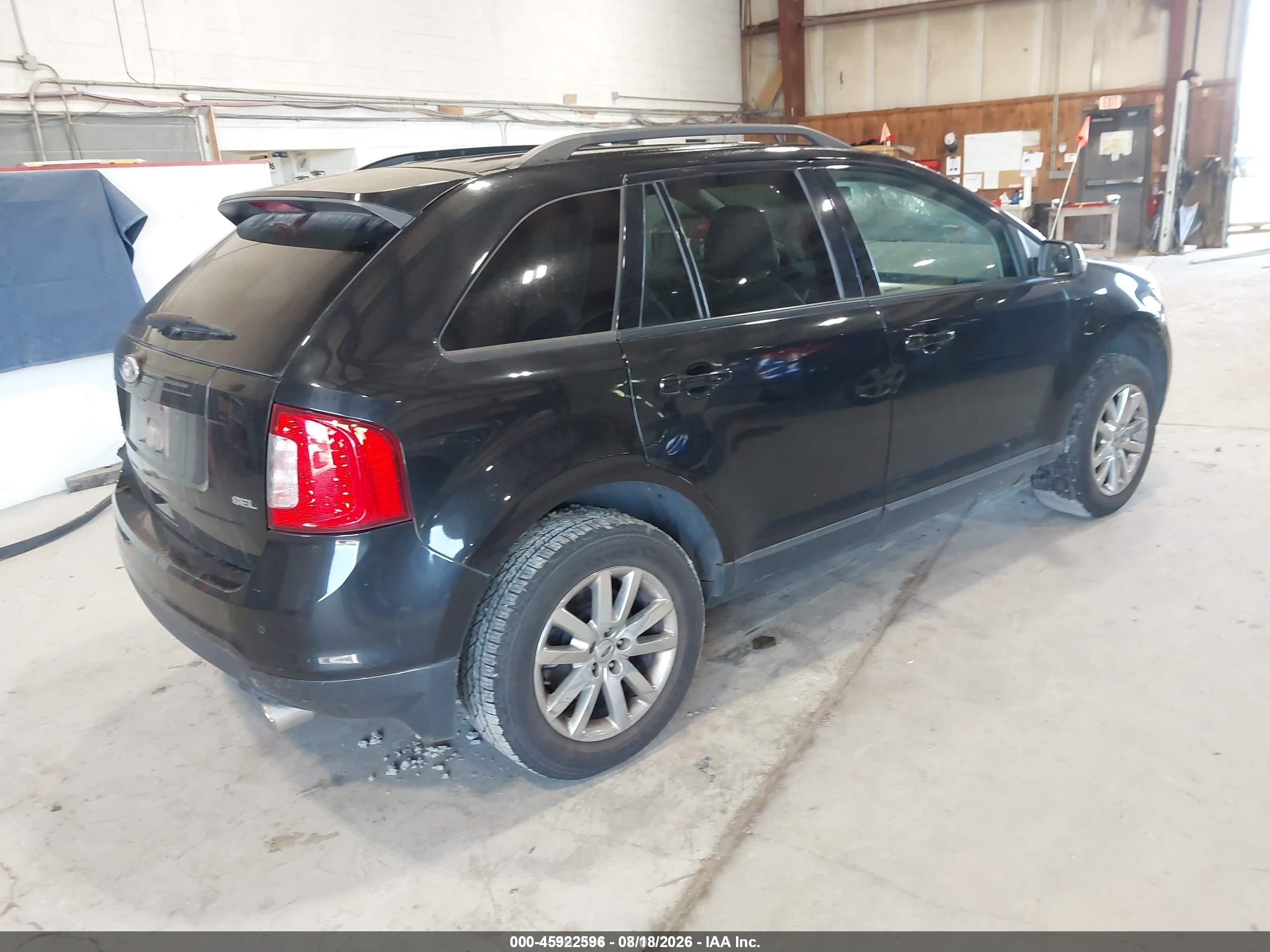 2014 Ford Edge Sel Black vin: 2FMDK3JC2EBA88847