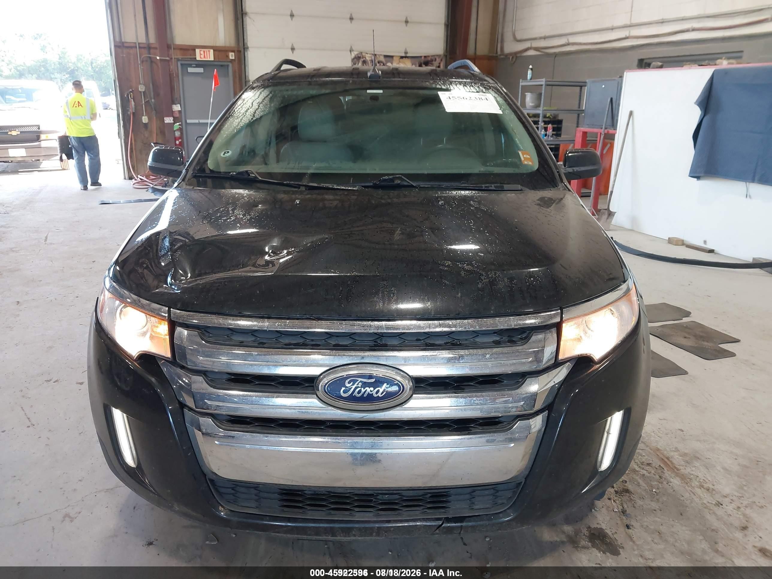 2014 Ford Edge Sel Black vin: 2FMDK3JC2EBA88847