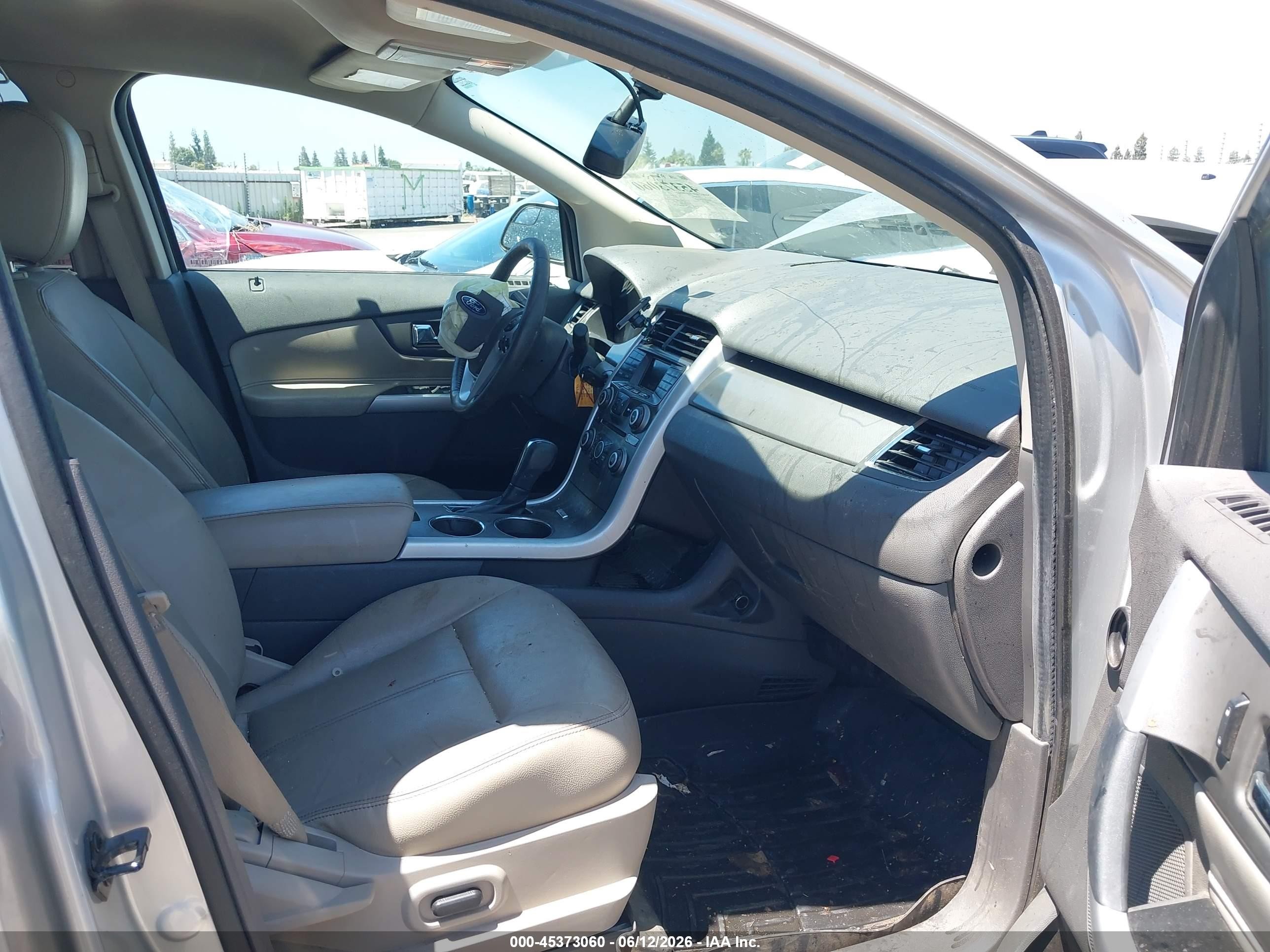 2014 Ford Edge Sel Silver vin: 2FMDK3JC2EBA90758