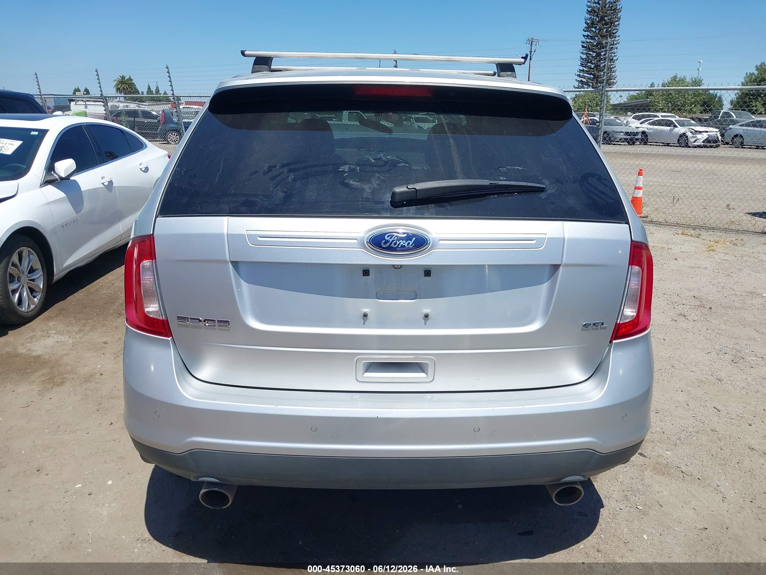 2014 Ford Edge Sel Silver vin: 2FMDK3JC2EBA90758