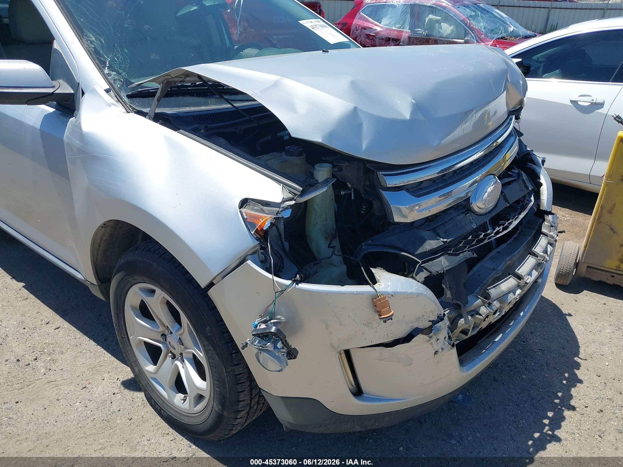 2014 Ford Edge Sel Silver vin: 2FMDK3JC2EBA90758