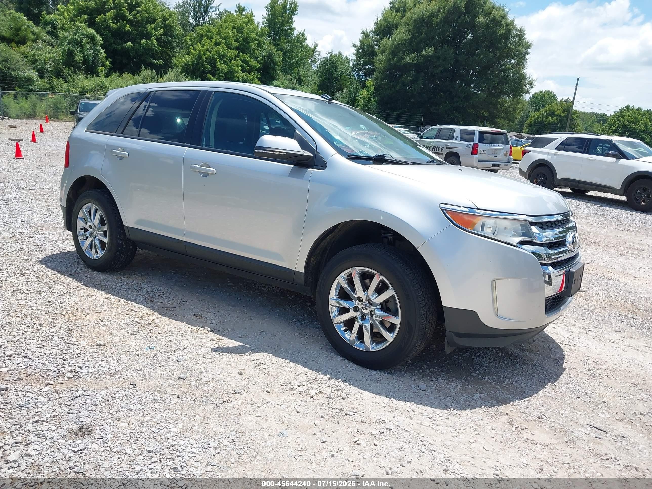 2014 Ford Edge Sel Серебряный vin: 2FMDK3JC2EBB03895