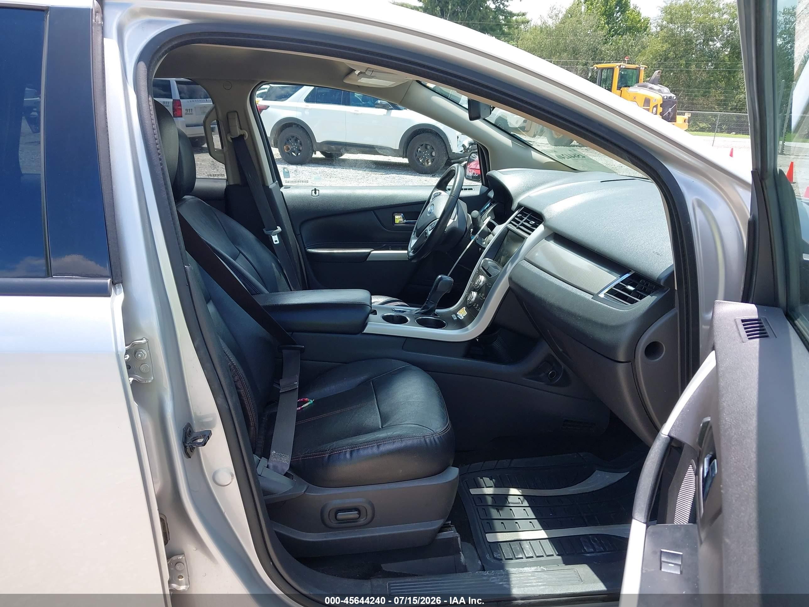 2014 Ford Edge Sel Серебряный vin: 2FMDK3JC2EBB03895