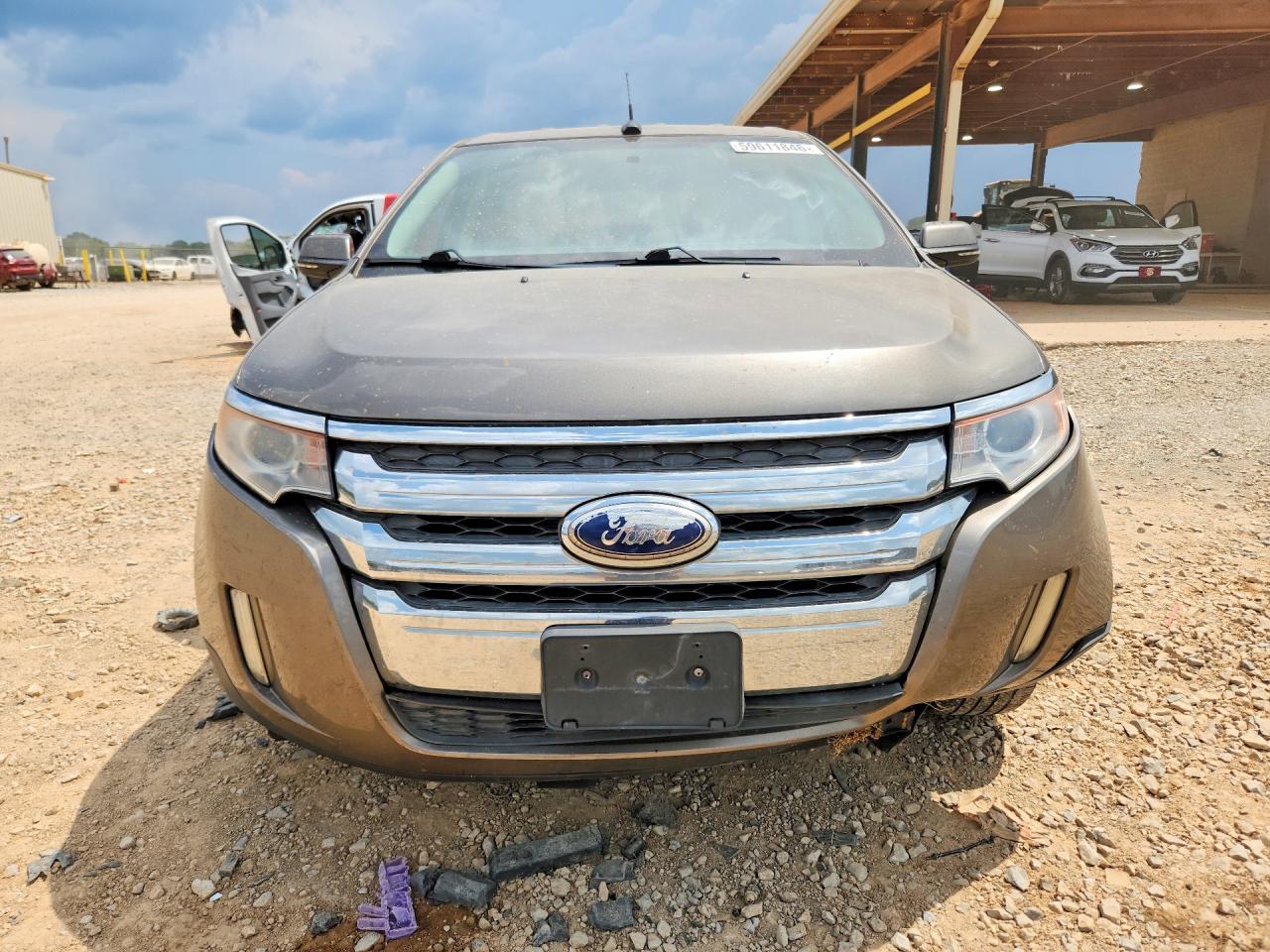 2014 Ford Edge Sel Gray vin: 2FMDK3JC2EBB23533