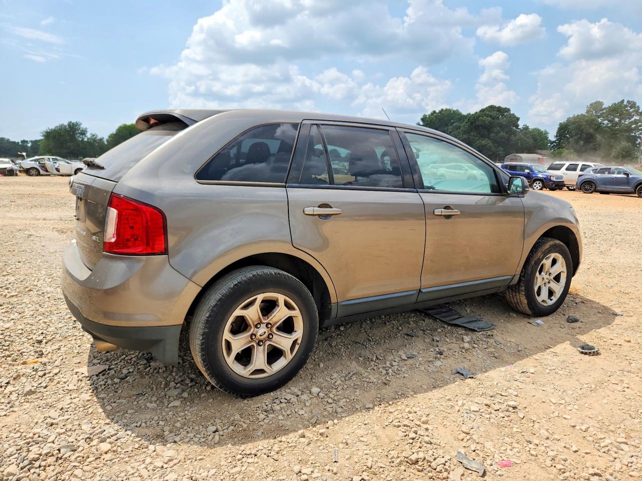 2014 Ford Edge Sel Gray vin: 2FMDK3JC2EBB23533