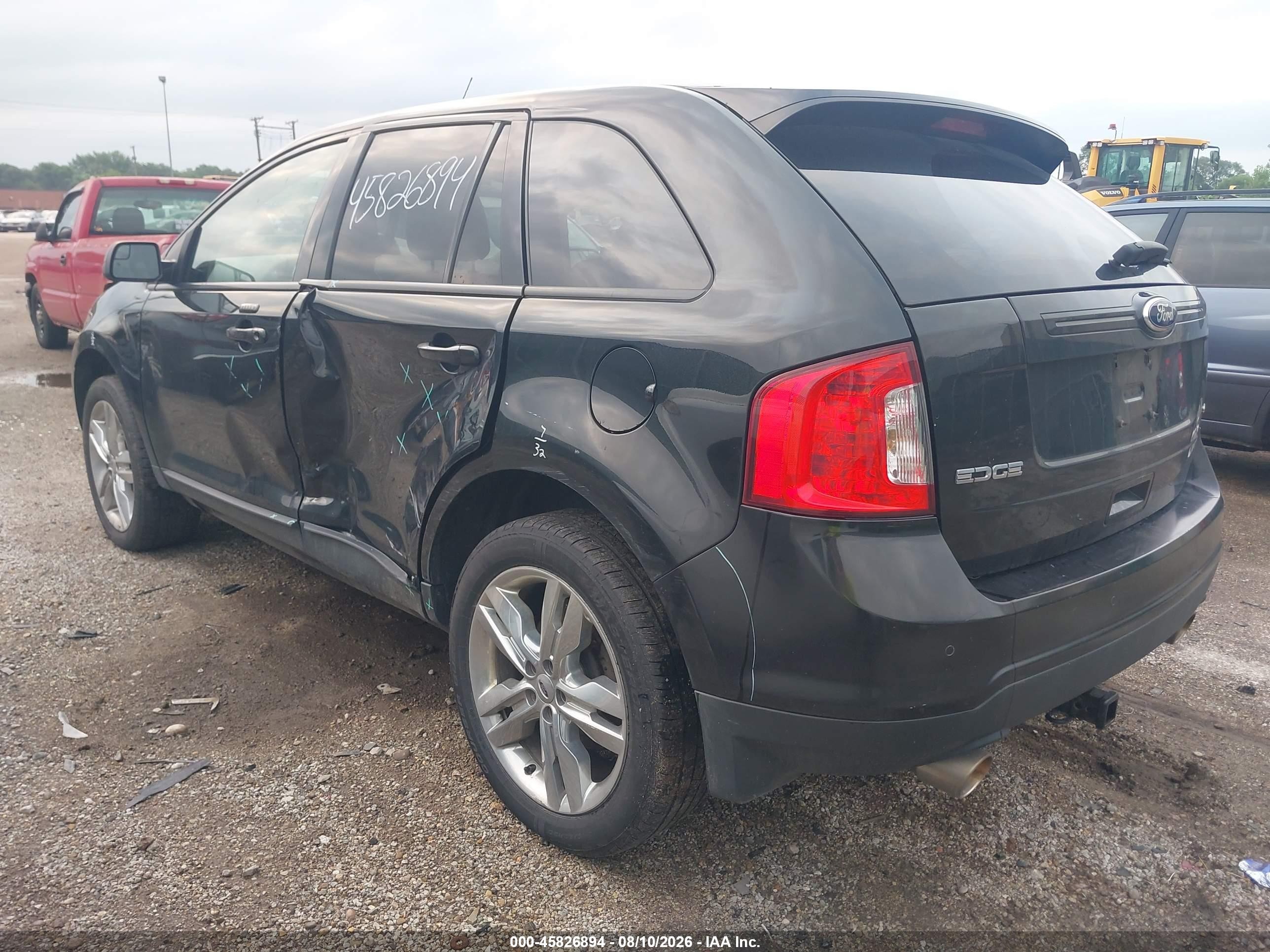 2014 Ford Edge Sel Black vin: 2FMDK3JC2EBB53955