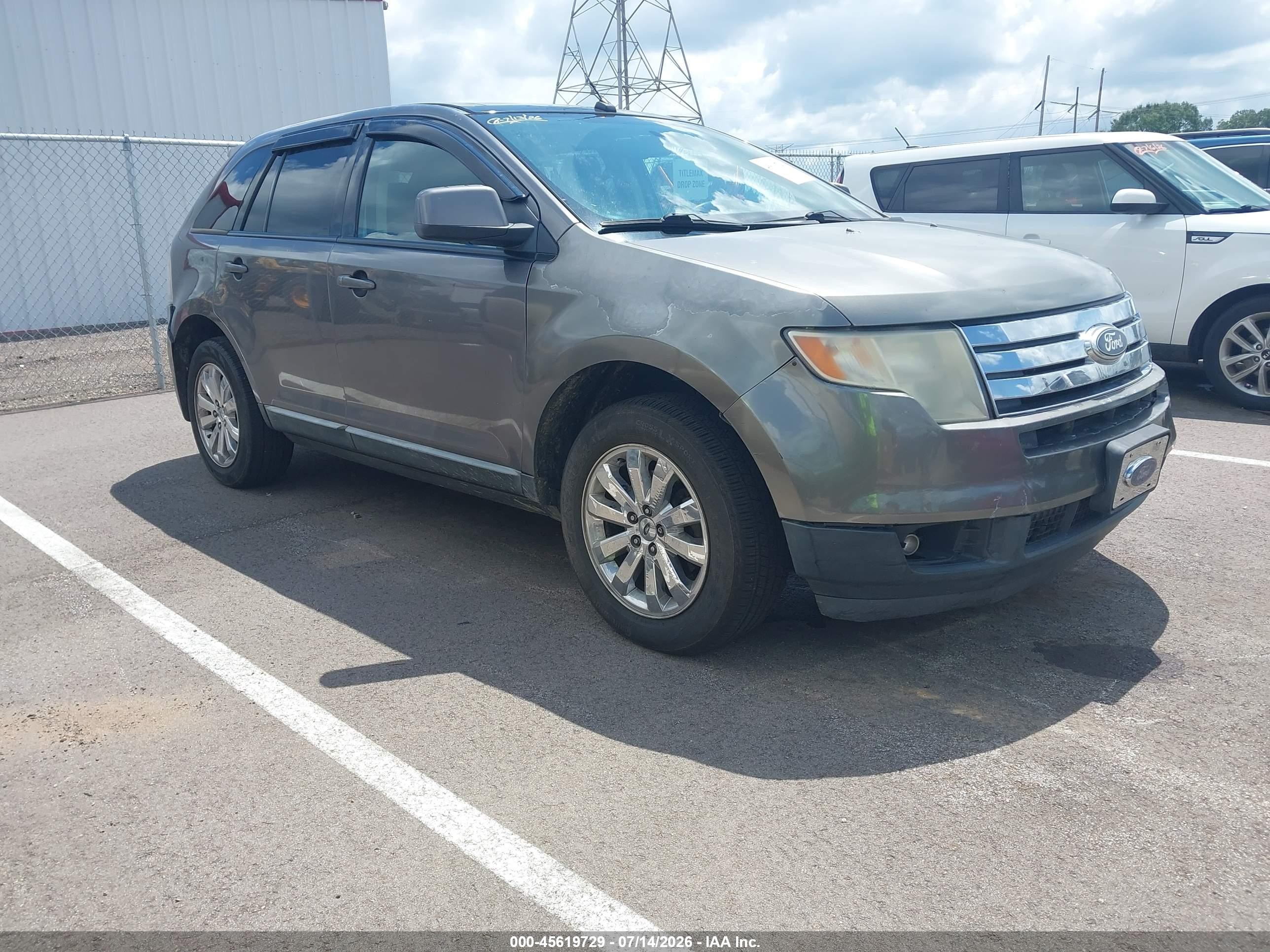 2010 Ford Edge Sel Gray vin: 2FMDK3JC3ABA69475