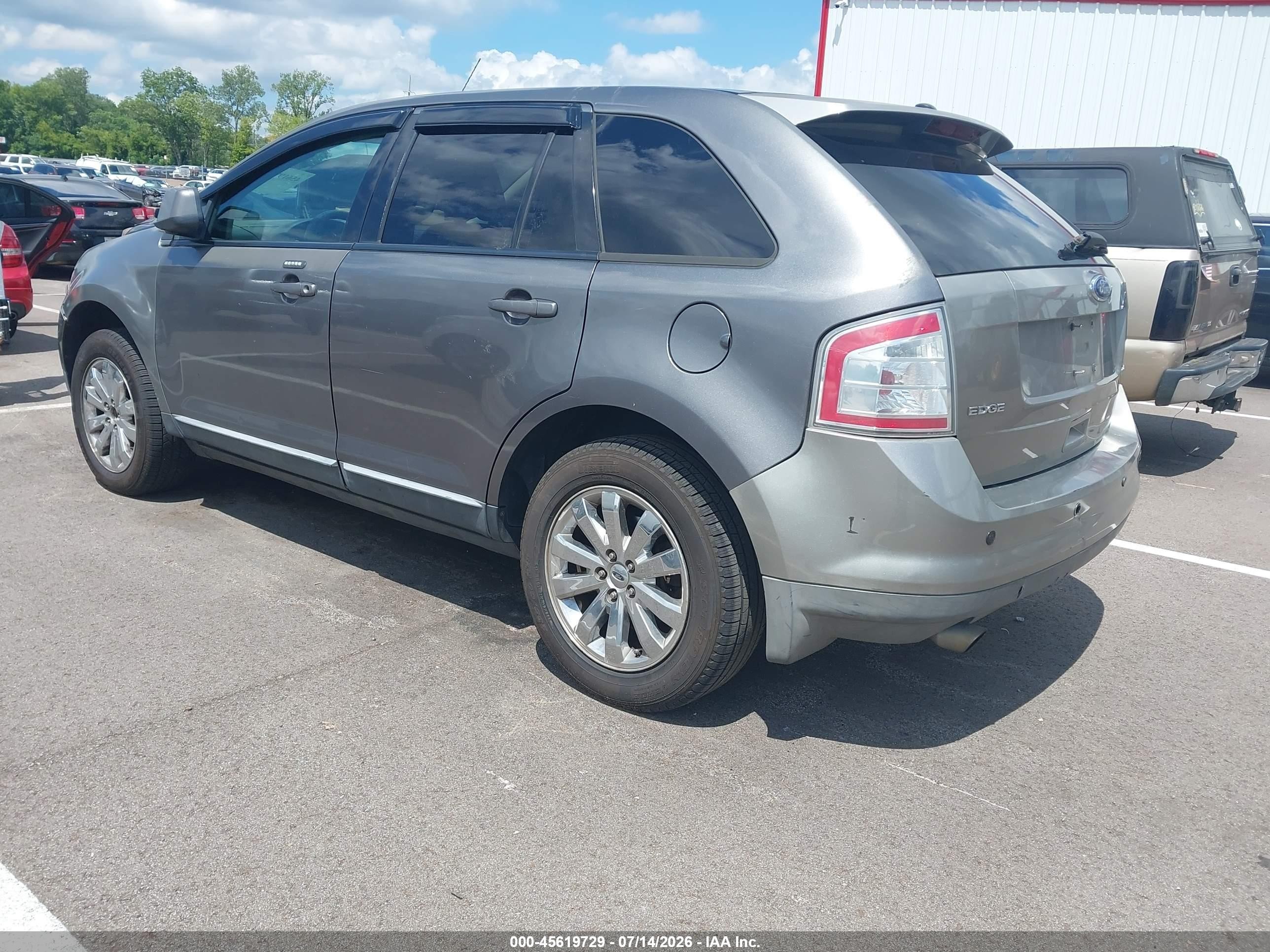 2010 Ford Edge Sel Gray vin: 2FMDK3JC3ABA69475