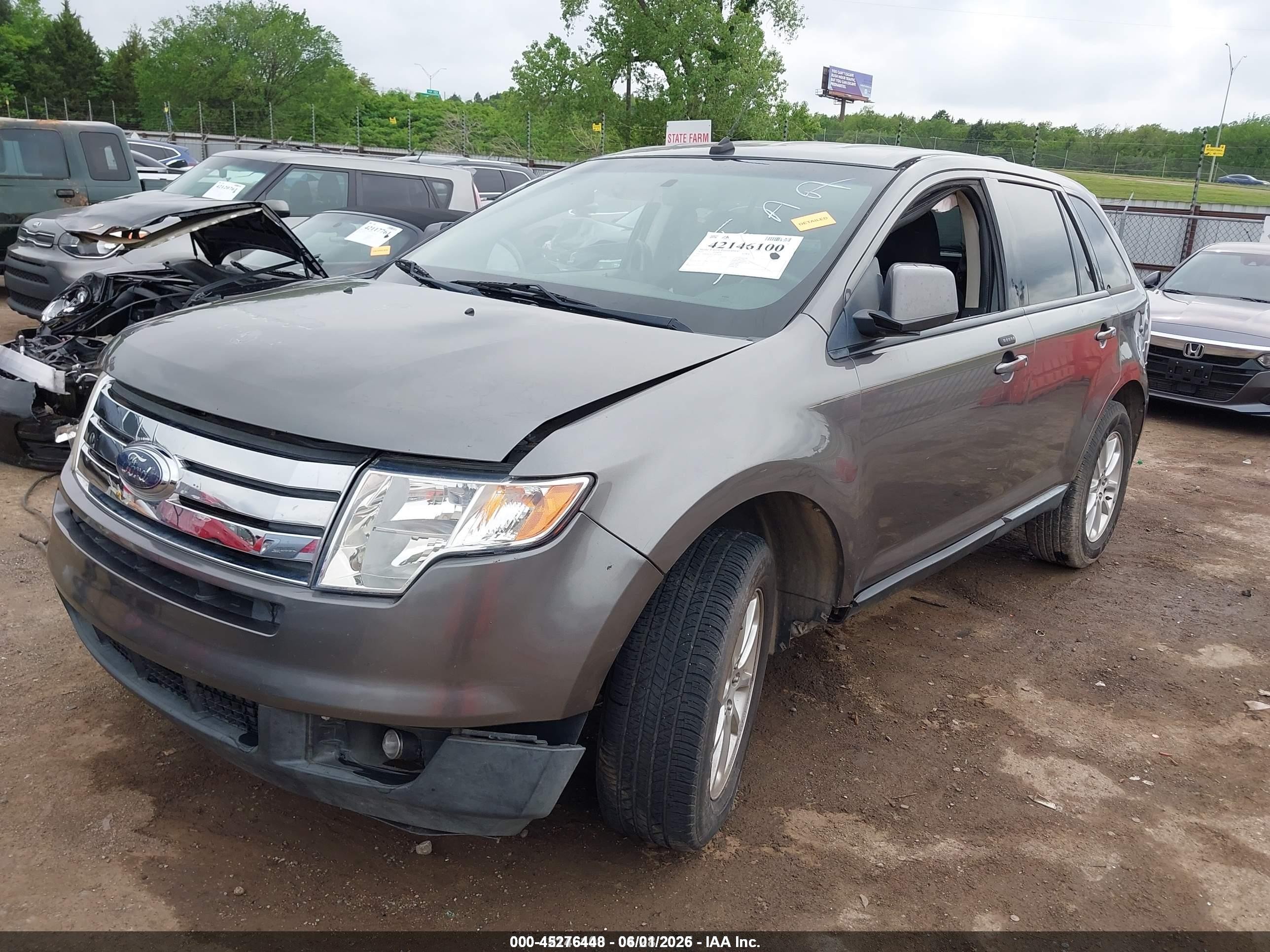 2010 Ford Edge Sel Gray vin: 2FMDK3JC3ABA83053