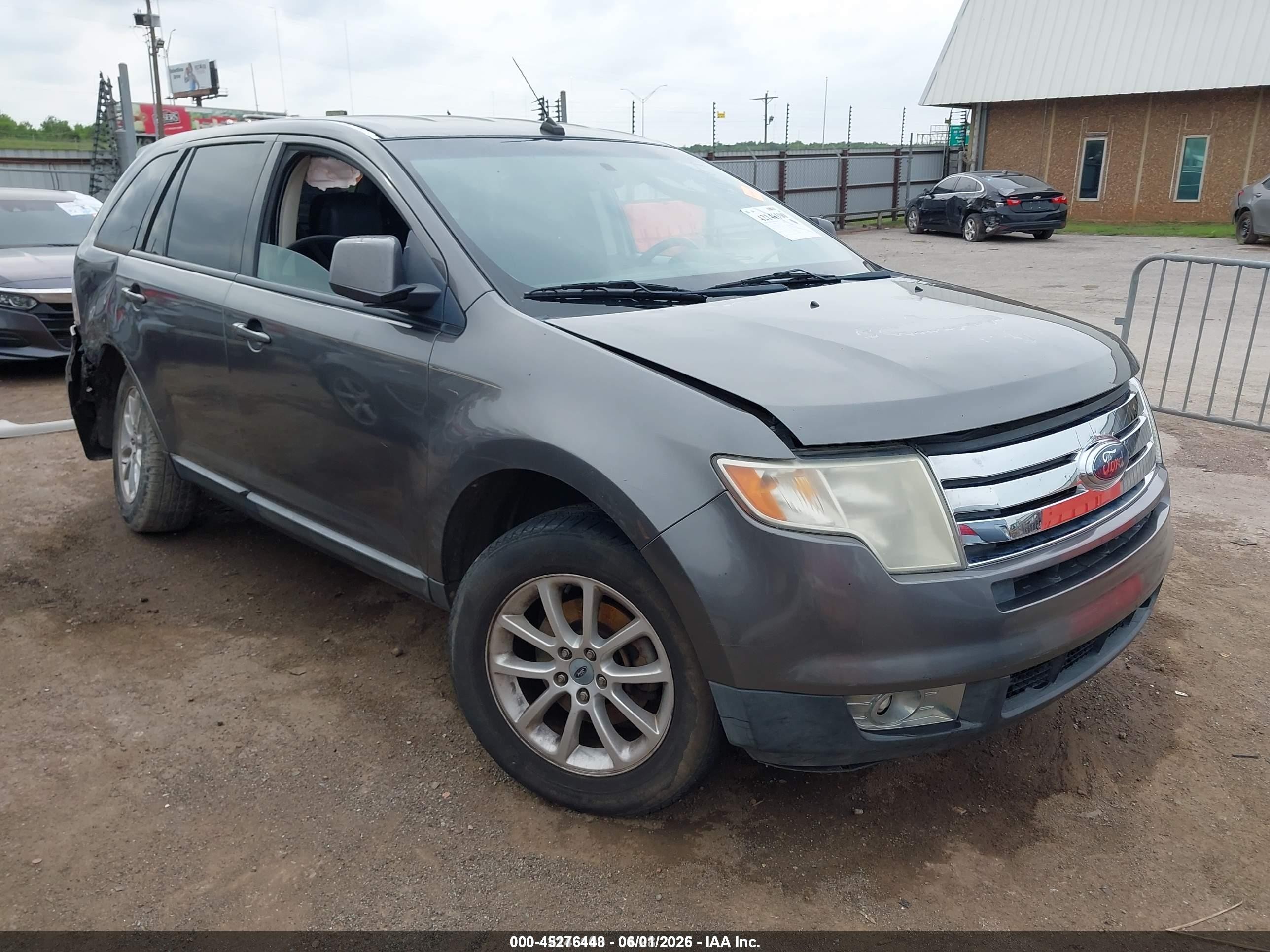 2010 Ford Edge Sel Gray vin: 2FMDK3JC3ABA83053