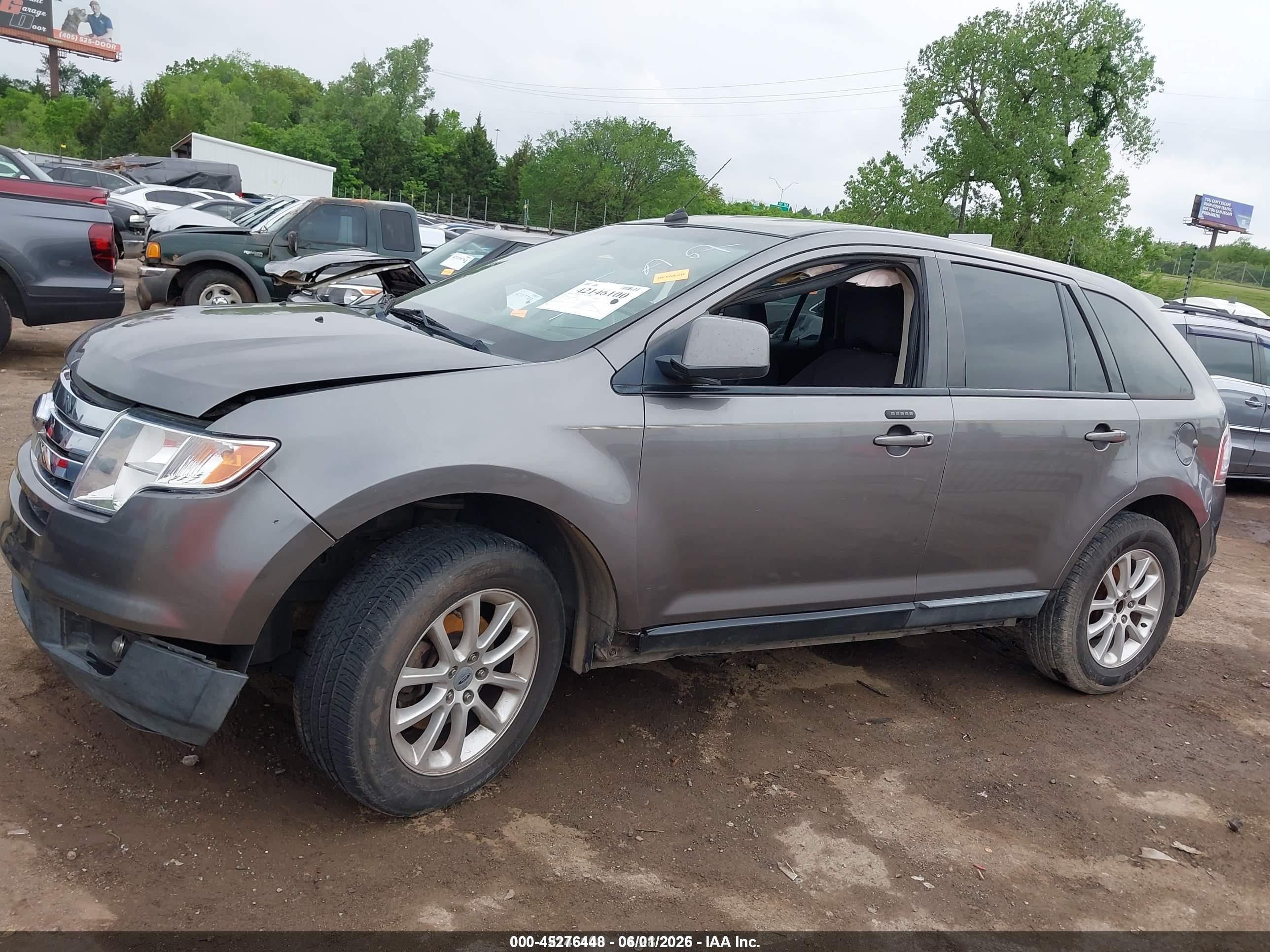 2010 Ford Edge Sel Gray vin: 2FMDK3JC3ABA83053