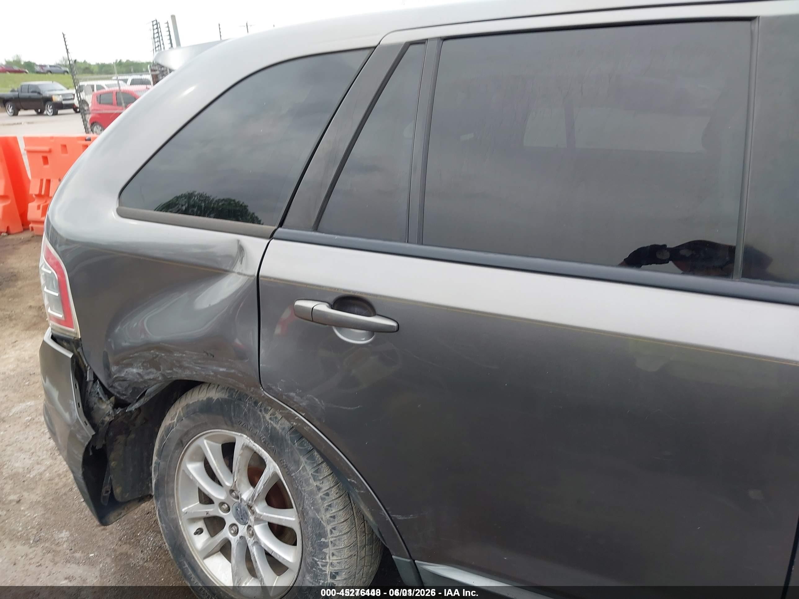 2010 Ford Edge Sel Gray vin: 2FMDK3JC3ABA83053