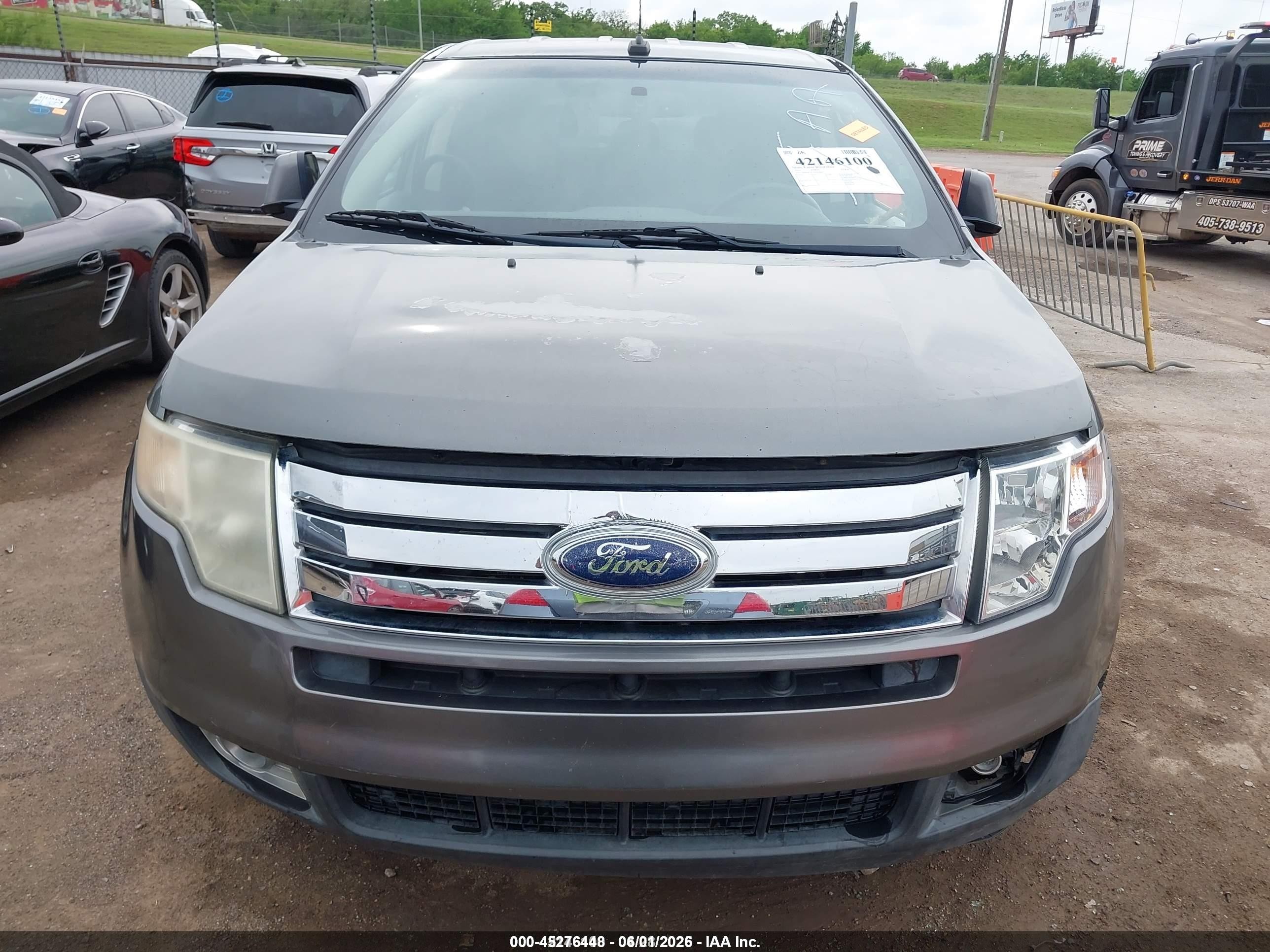 2010 Ford Edge Sel Gray vin: 2FMDK3JC3ABA83053