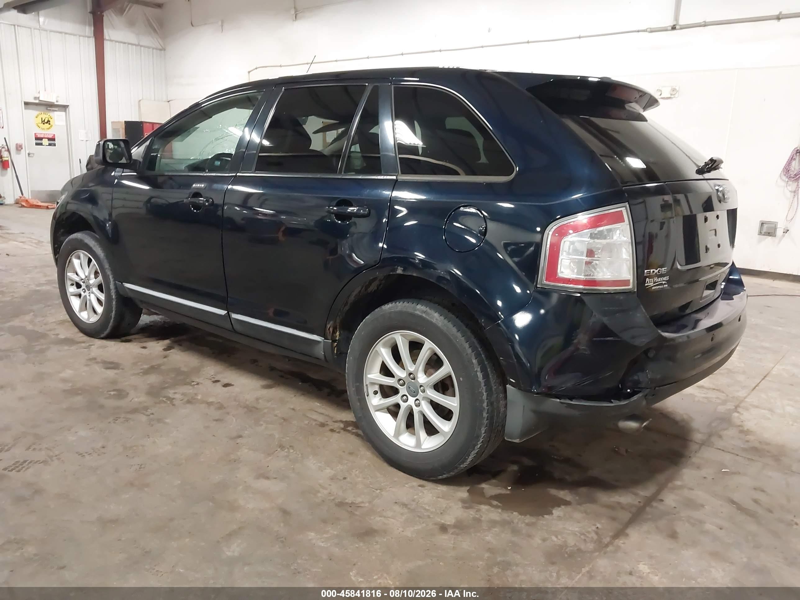 2010 Ford Edge Sel Dark Blue vin: 2FMDK3JC3ABA87653