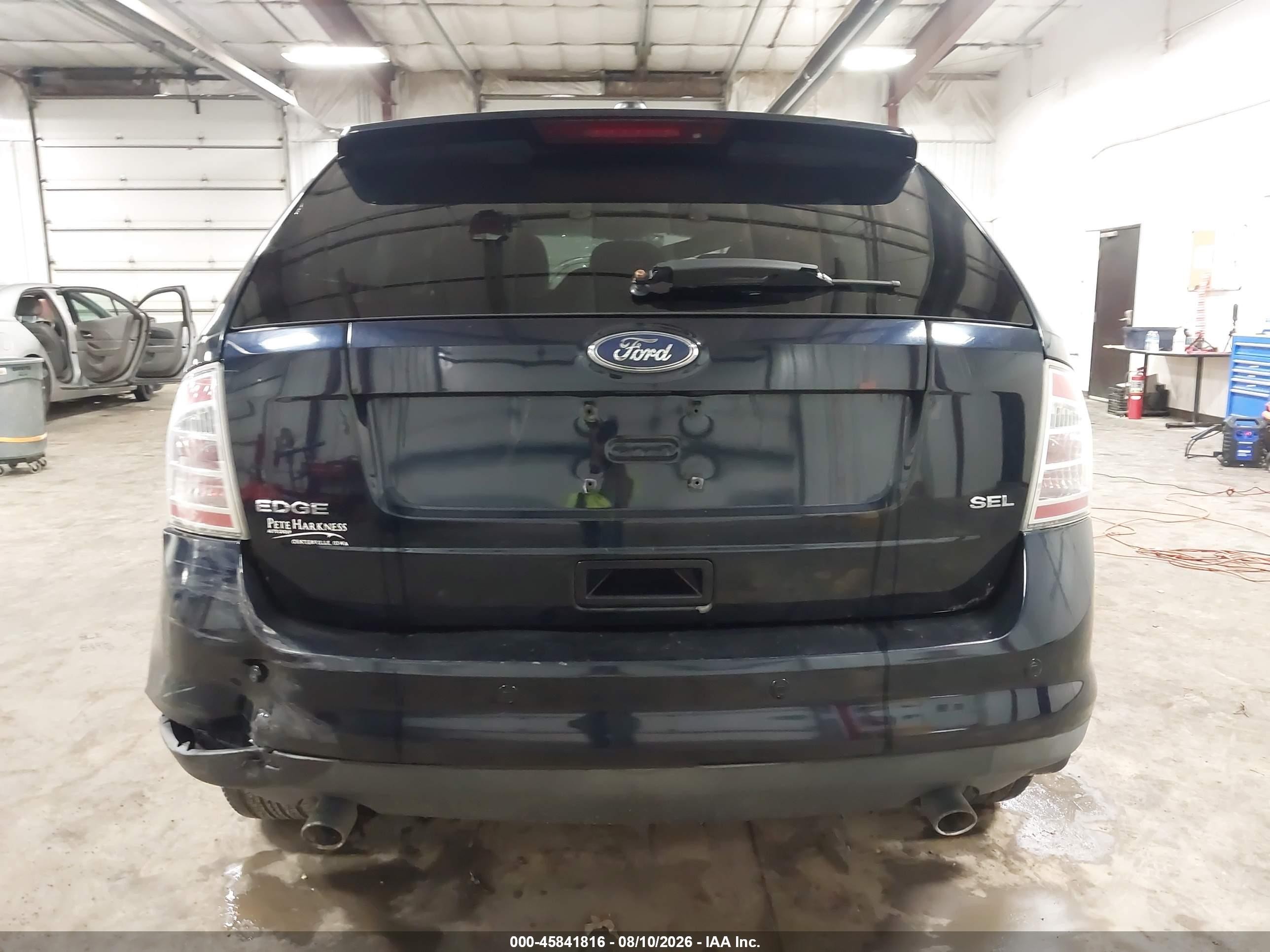2010 Ford Edge Sel Dark Blue vin: 2FMDK3JC3ABA87653