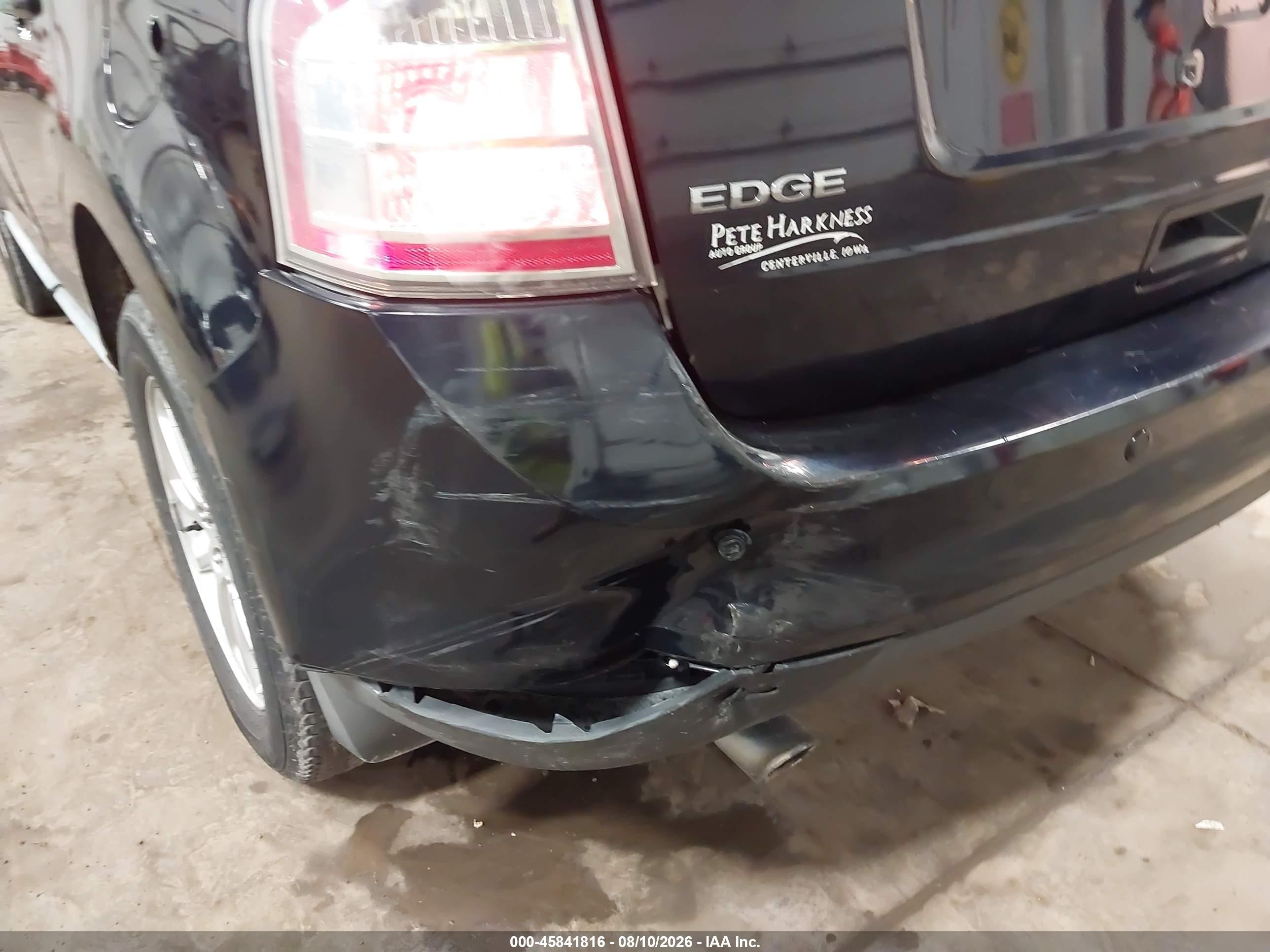 2010 Ford Edge Sel Dark Blue vin: 2FMDK3JC3ABA87653