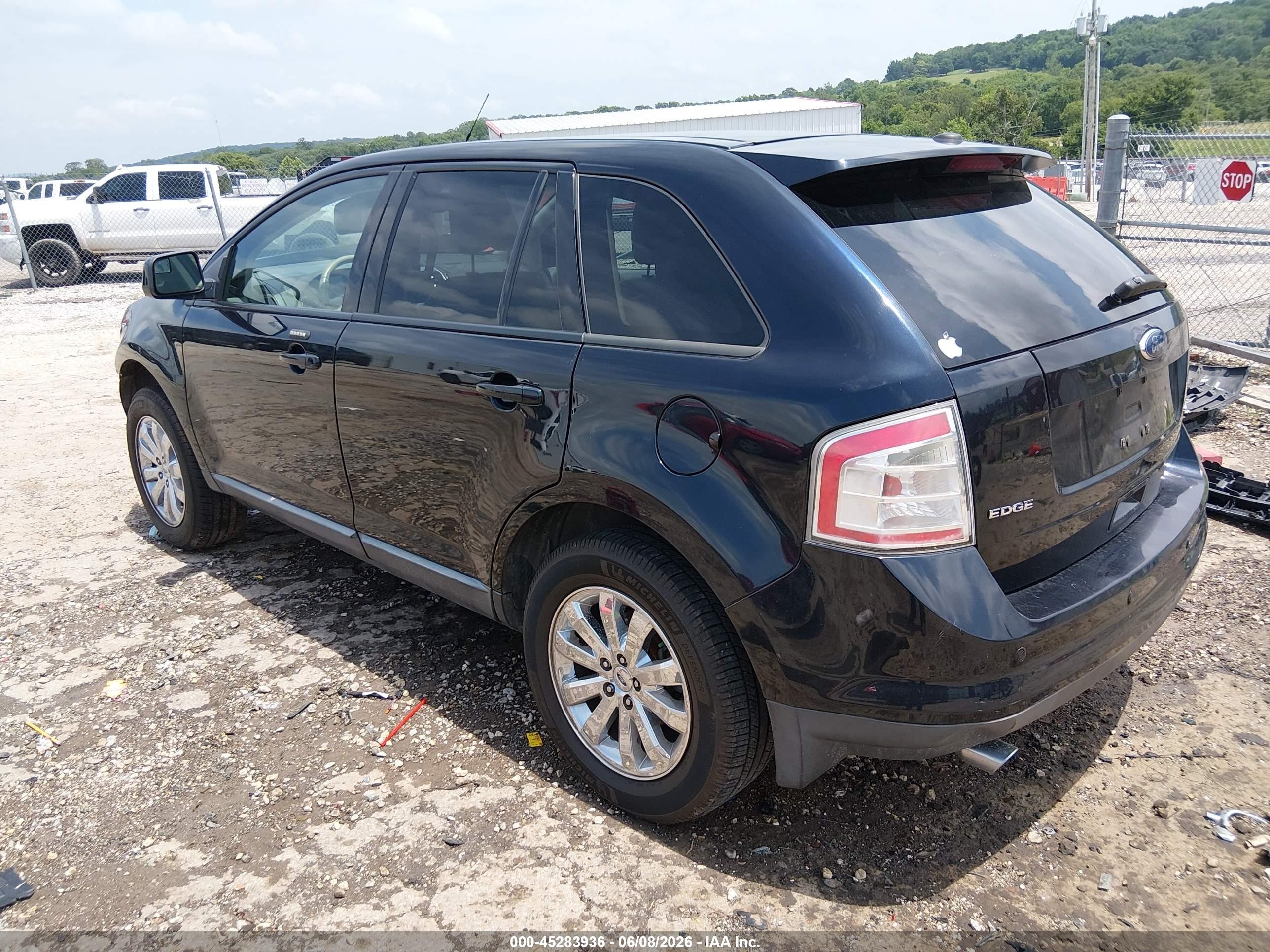 2010 Ford Edge Sel Black vin: 2FMDK3JC3ABA96000
