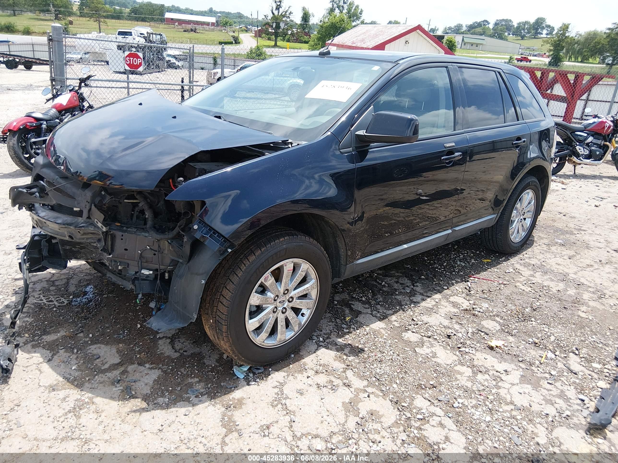 2010 Ford Edge Sel Black vin: 2FMDK3JC3ABA96000
