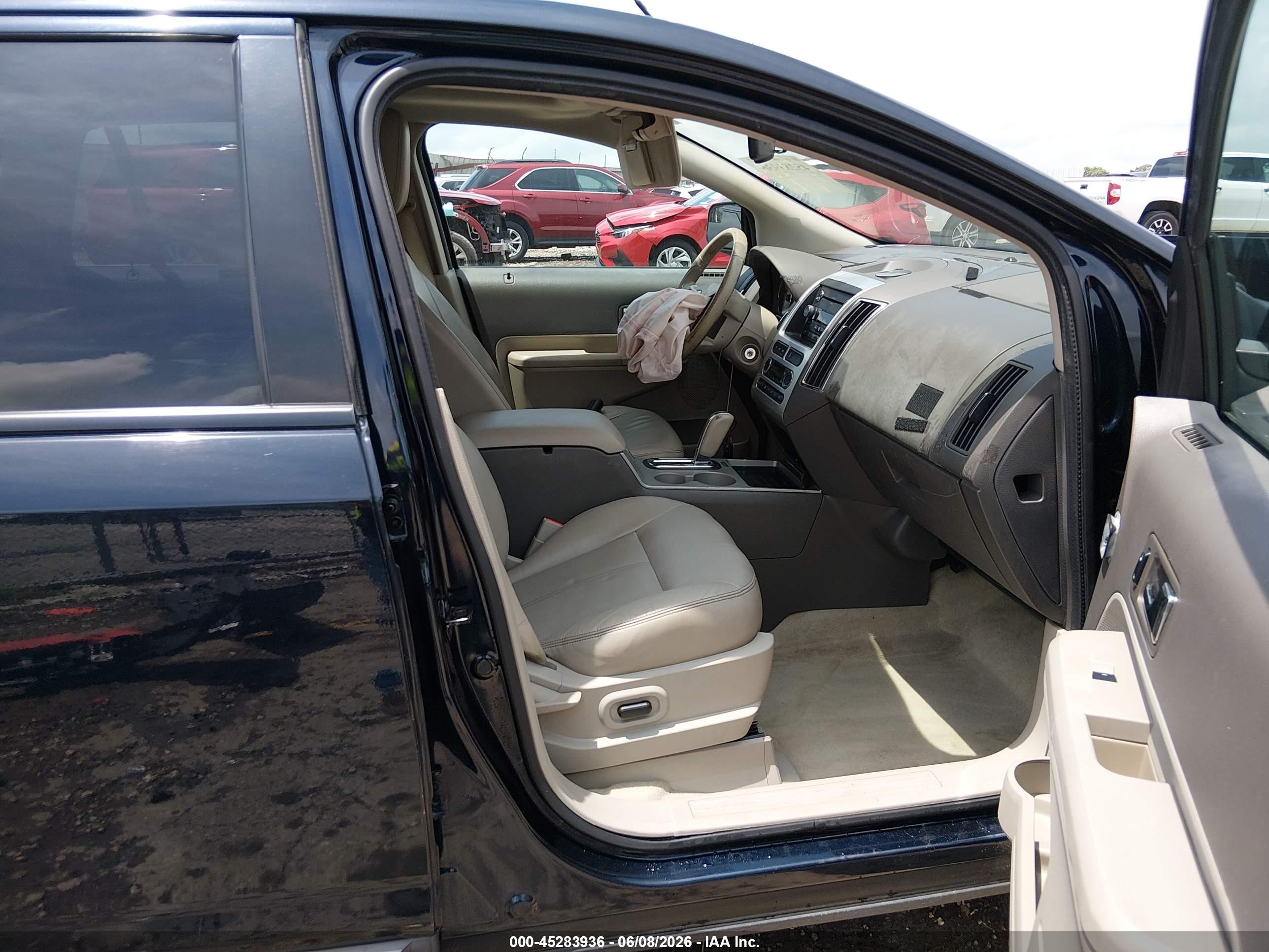 2010 Ford Edge Sel Black vin: 2FMDK3JC3ABA96000