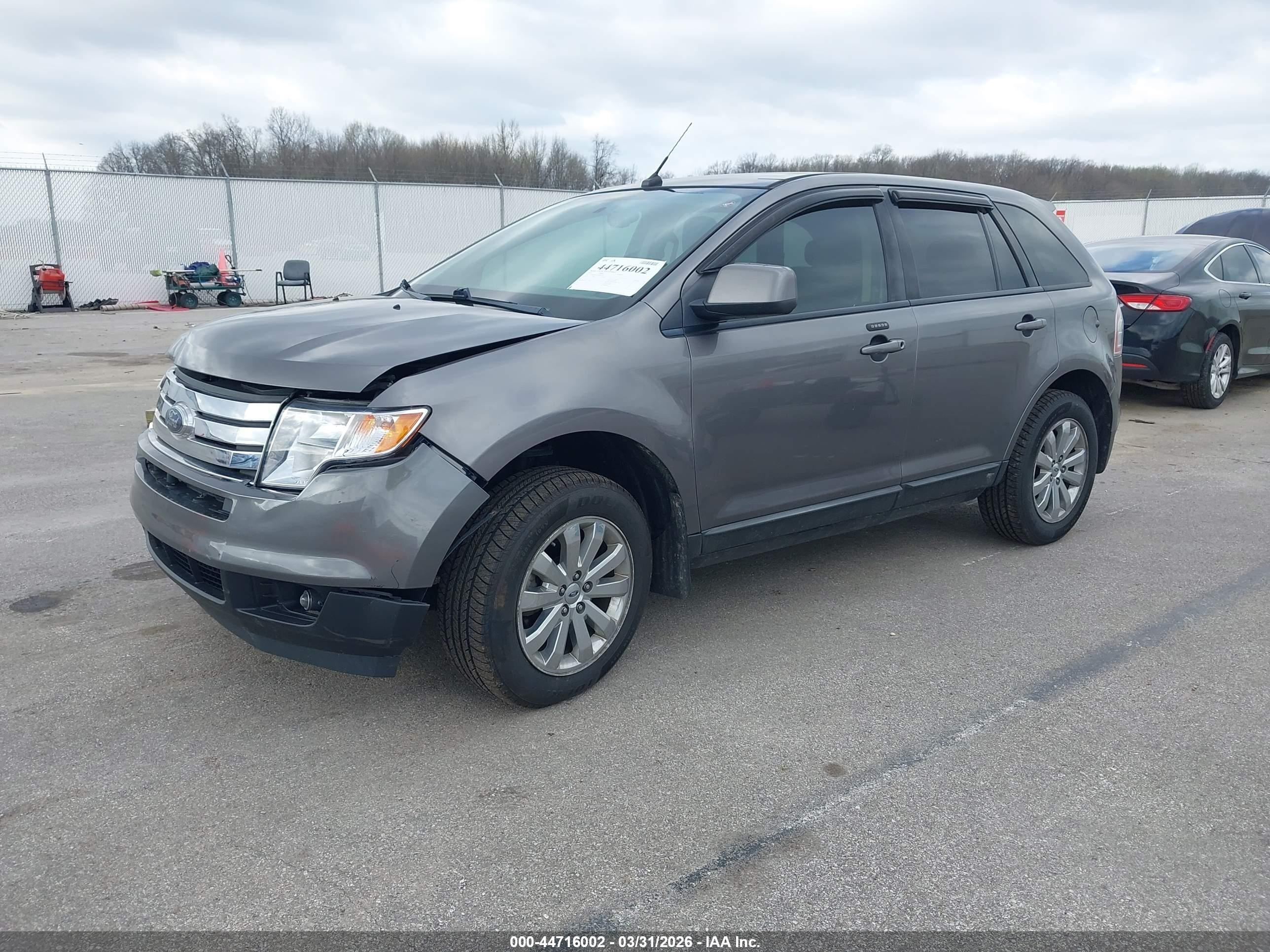 2010 Ford Edge Sel Gray vin: 2FMDK3JC3ABB16178