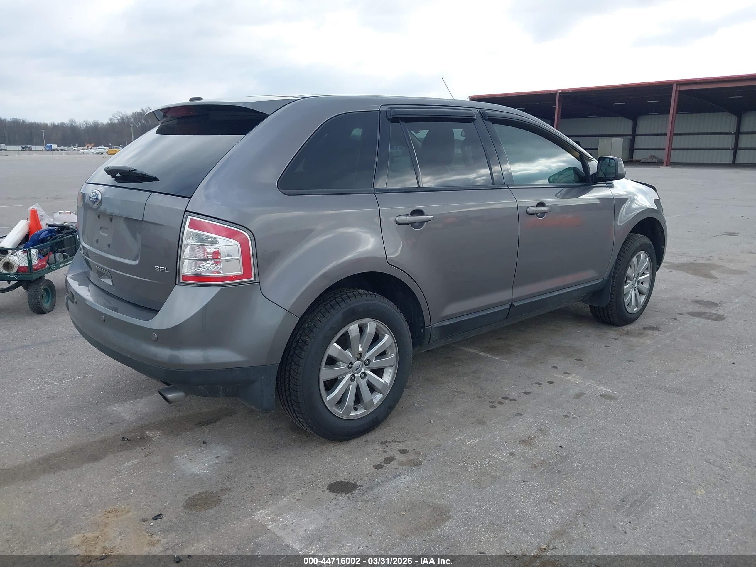 2010 Ford Edge Sel Gray vin: 2FMDK3JC3ABB16178