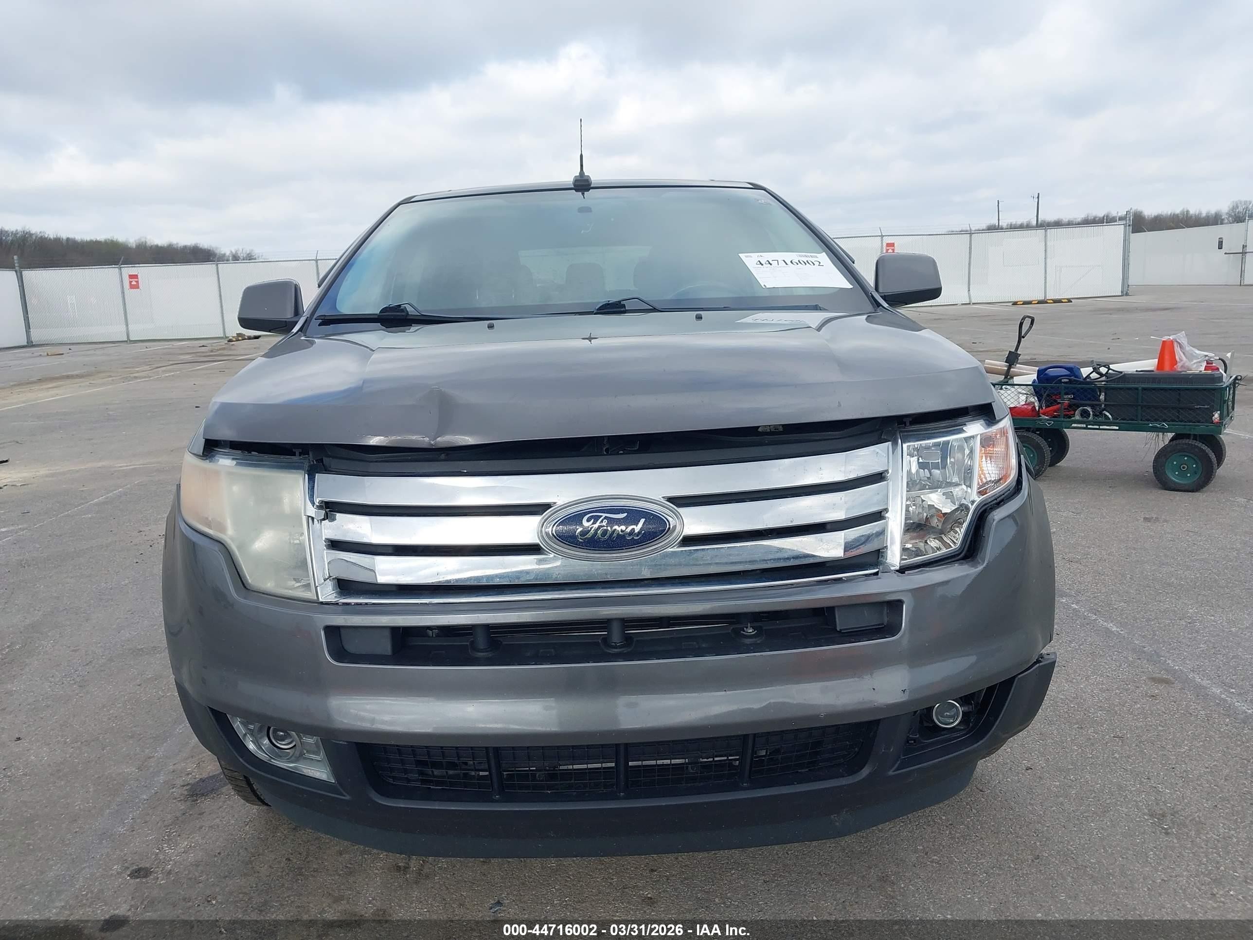 2010 Ford Edge Sel Gray vin: 2FMDK3JC3ABB16178