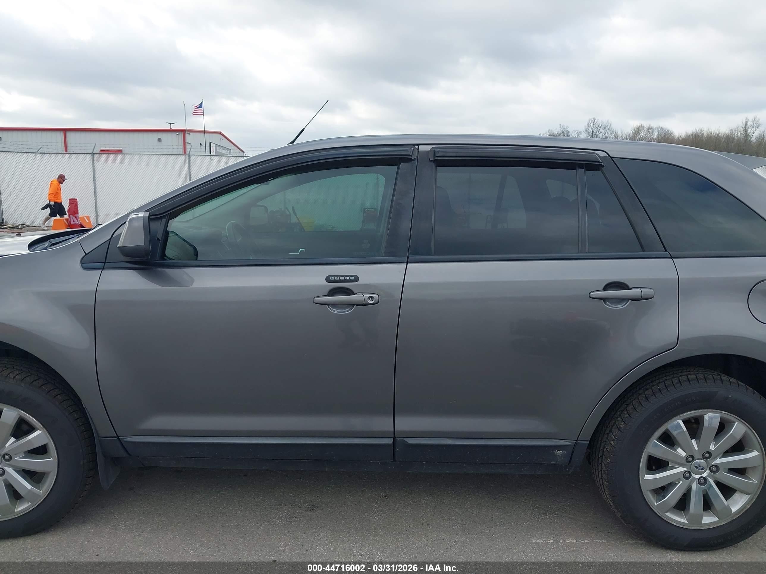 2010 Ford Edge Sel Gray vin: 2FMDK3JC3ABB16178