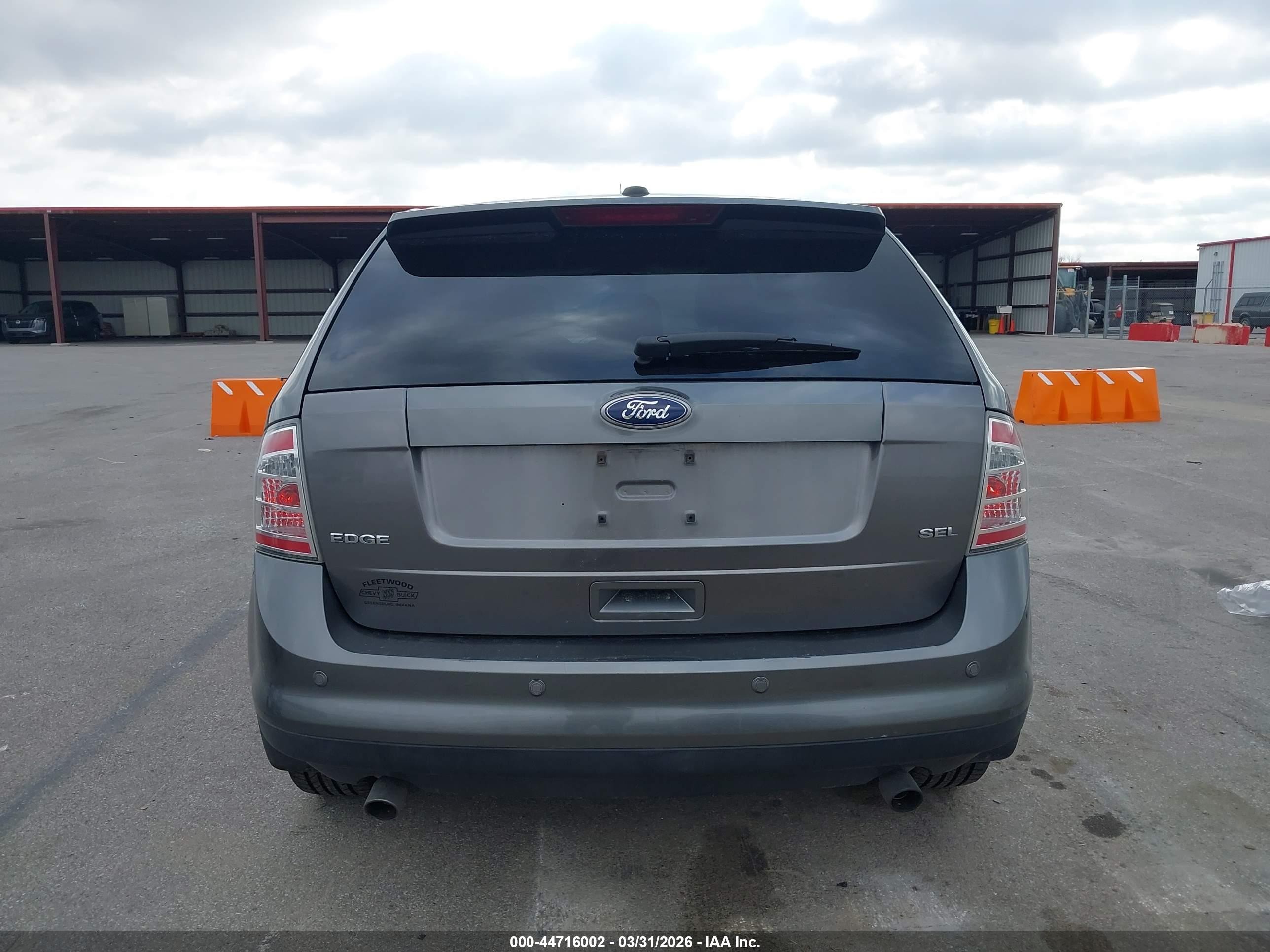 2010 Ford Edge Sel Gray vin: 2FMDK3JC3ABB16178